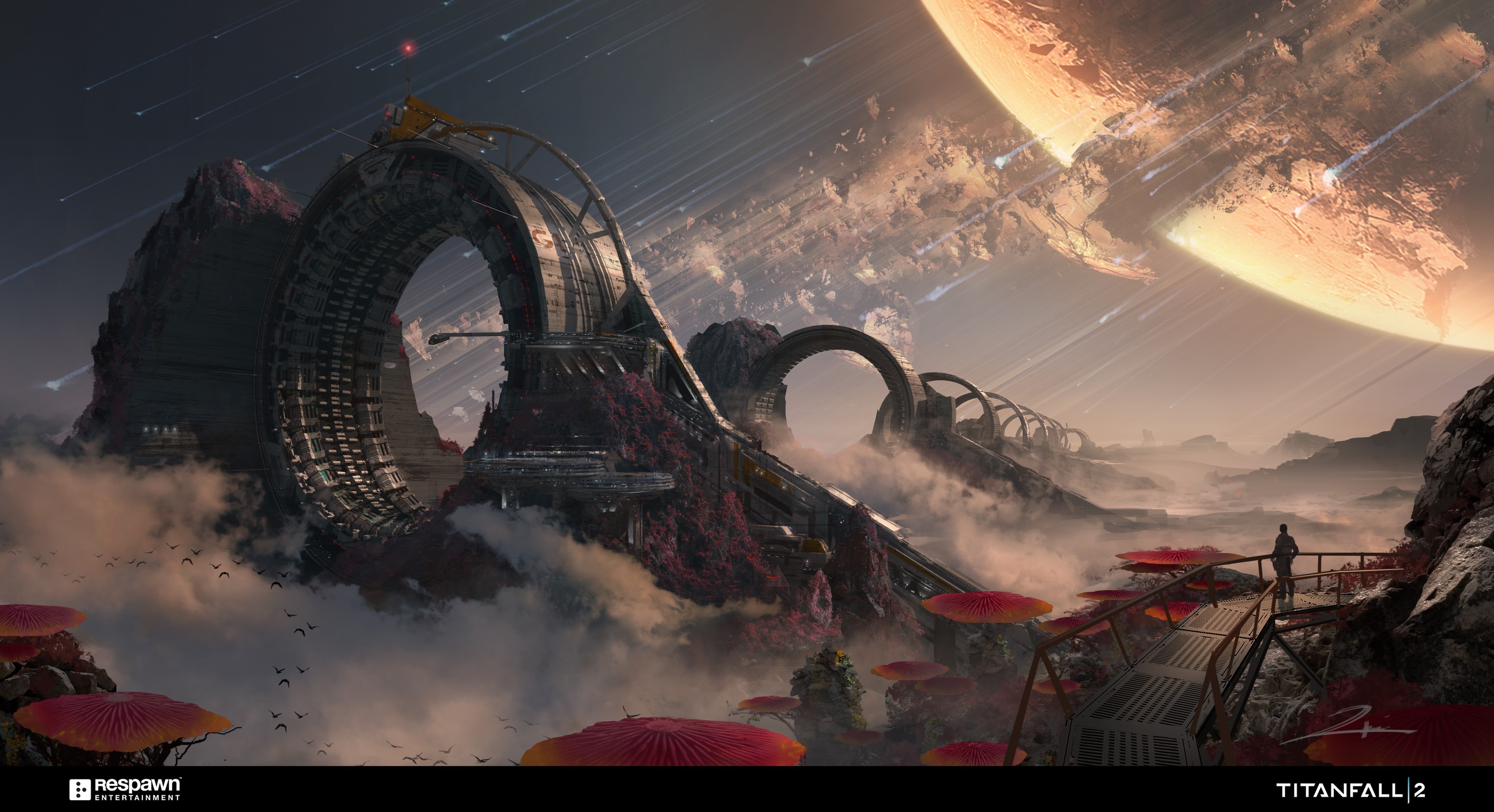 video games, Titanfall 2, artwork, fantasy art, science fiction, Titanfall, futuristic, mech, HD Wallpaper