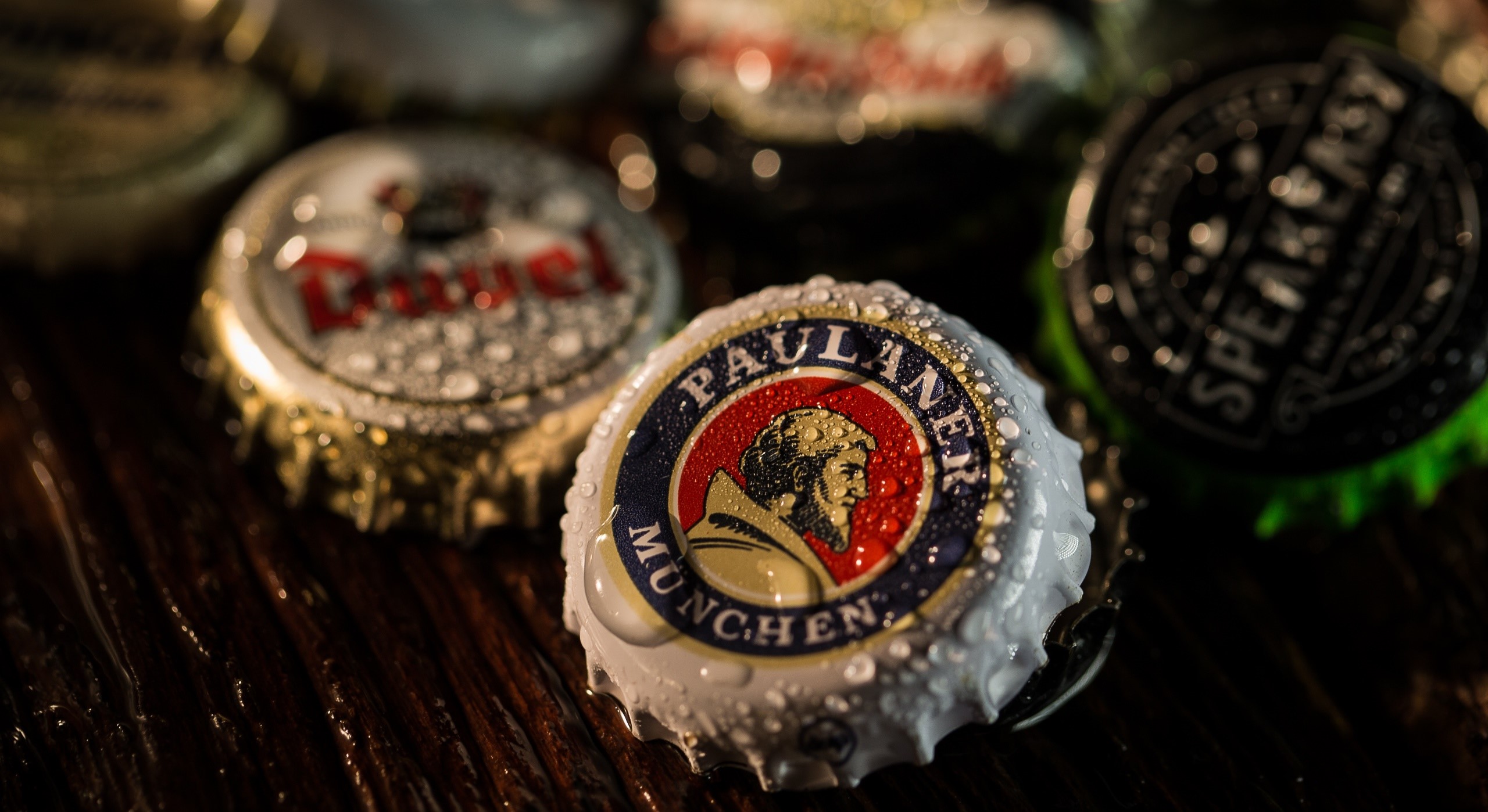 Germany, beer, water drops, HD Wallpaper