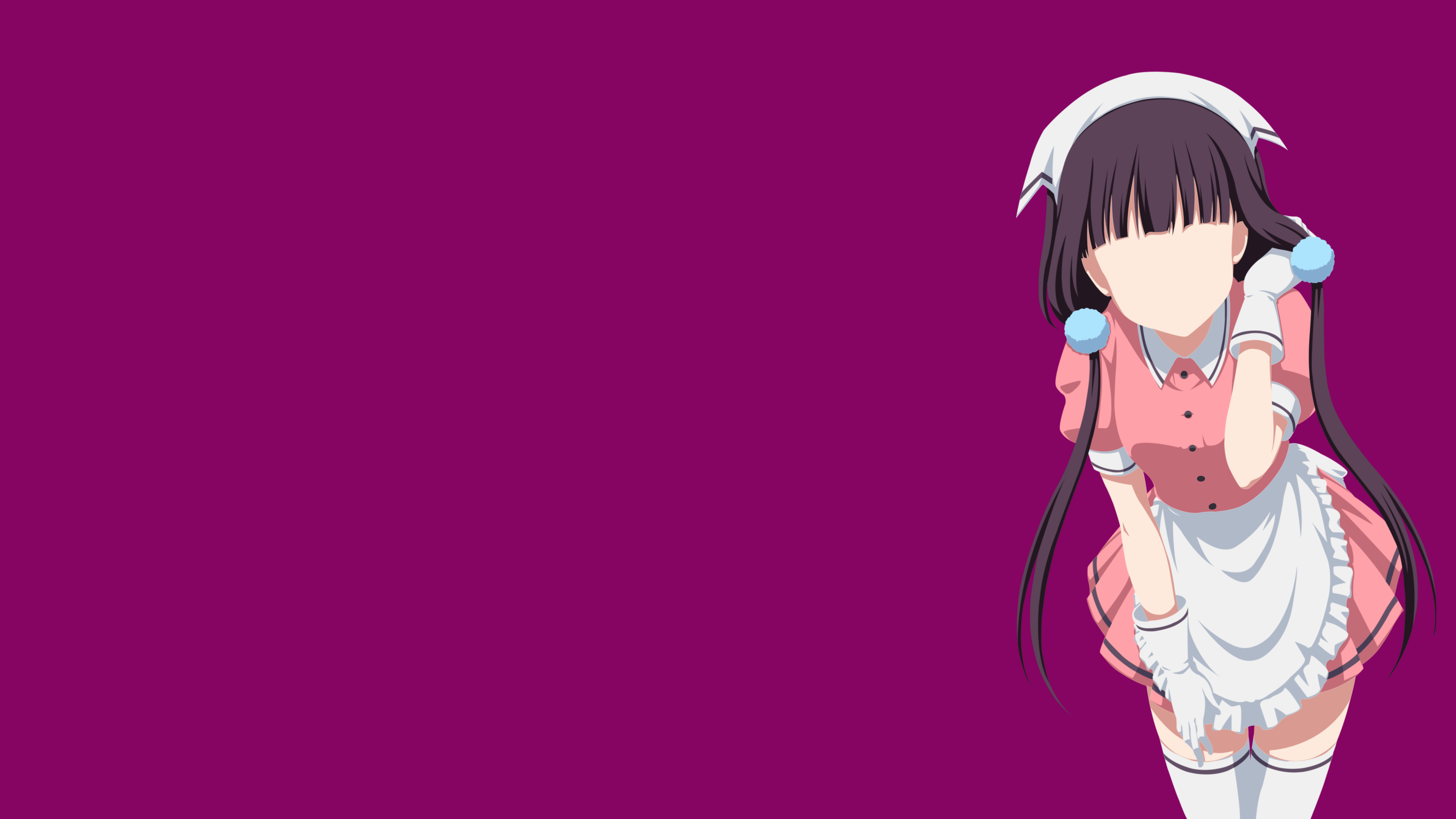 Blend S, Sakuranomiya Maika, tekmac, minimalism, simple background, HD Wallpaper