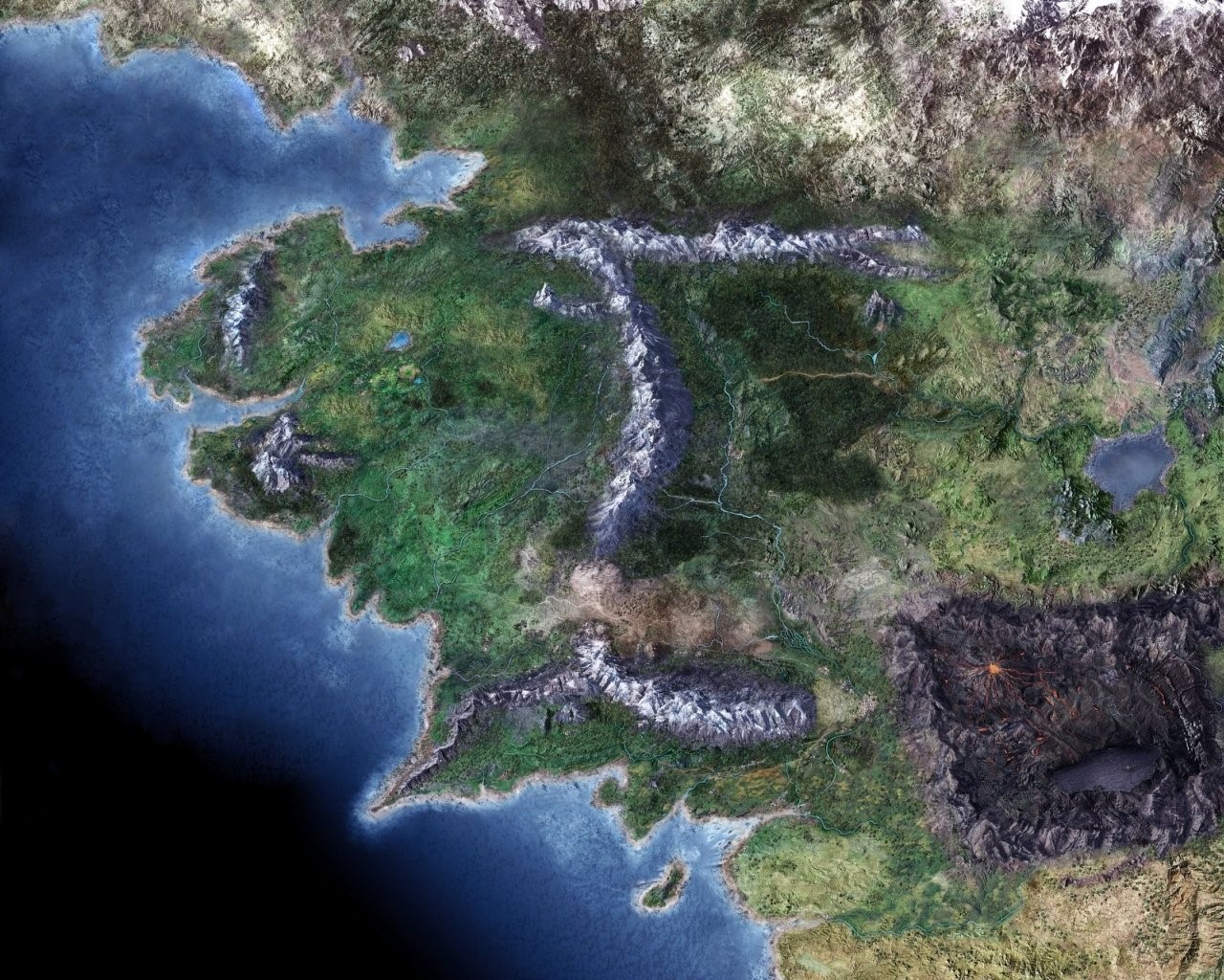 The Lord of the Rings, J. R. R. Tolkien, Middle-earth, Mordor, map, HD Wallpaper