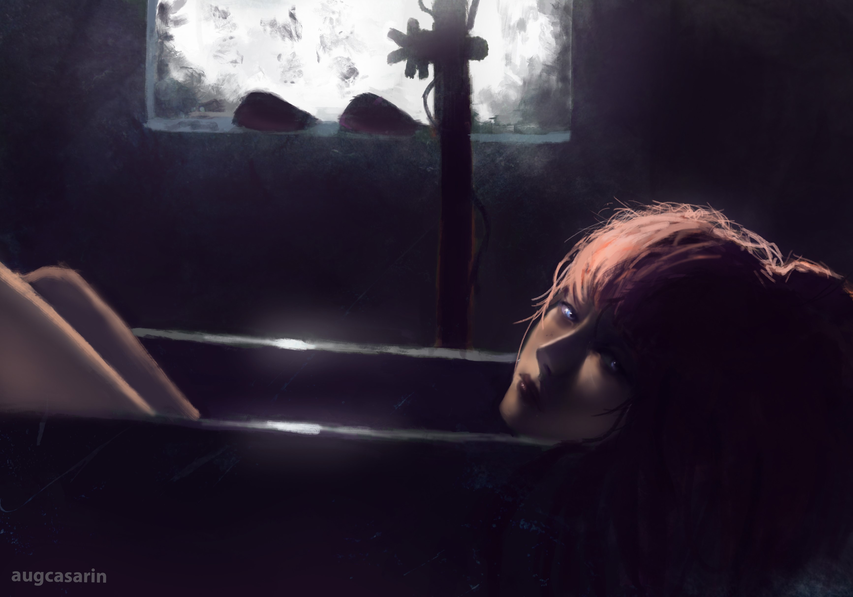 Neon Genesis Evangelion, Asuka Langley Soryu, bathtub, HD Wallpaper