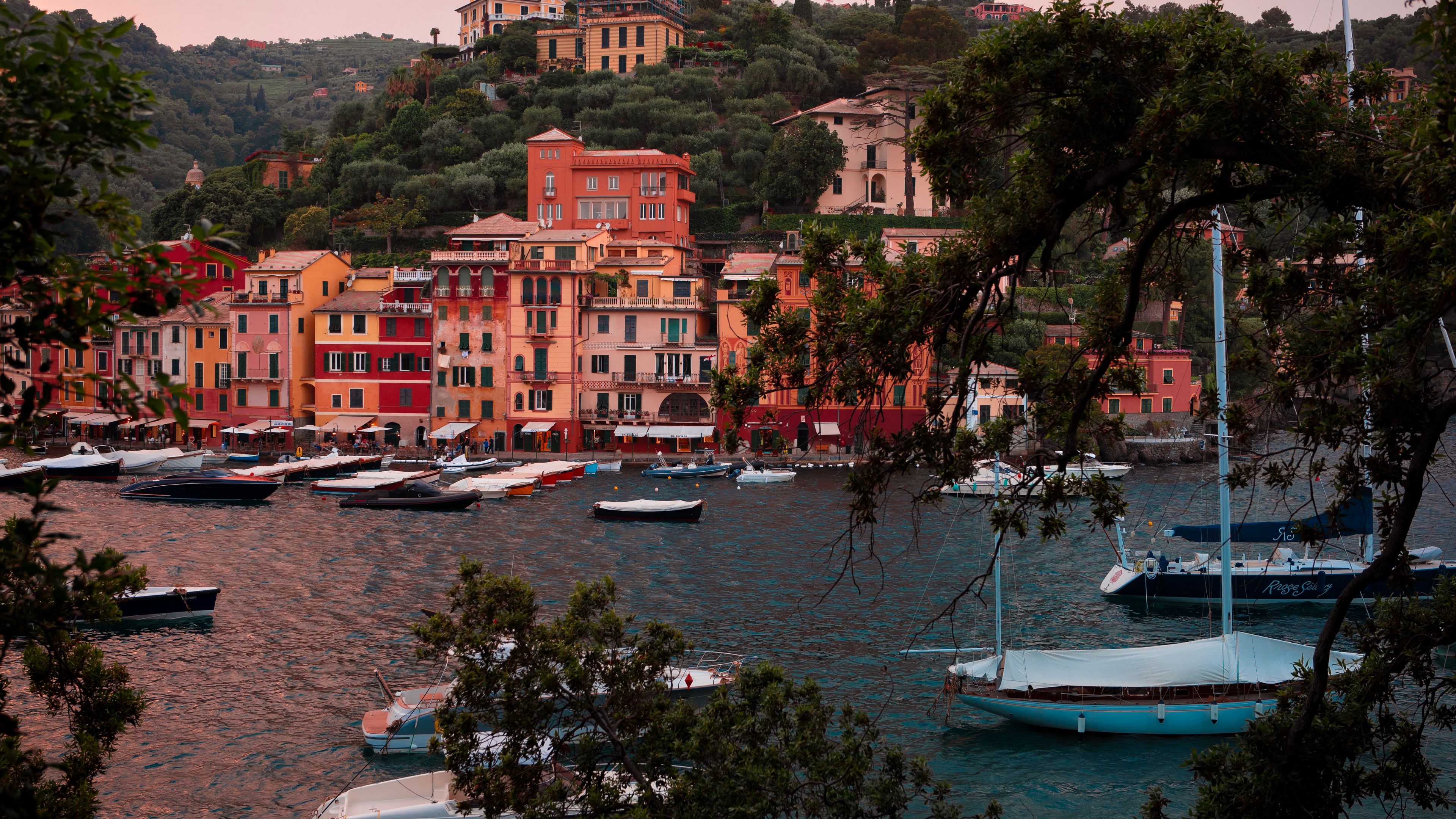 city, water, boats, harbor, coast, buildings, 4k, HD Wallpaper