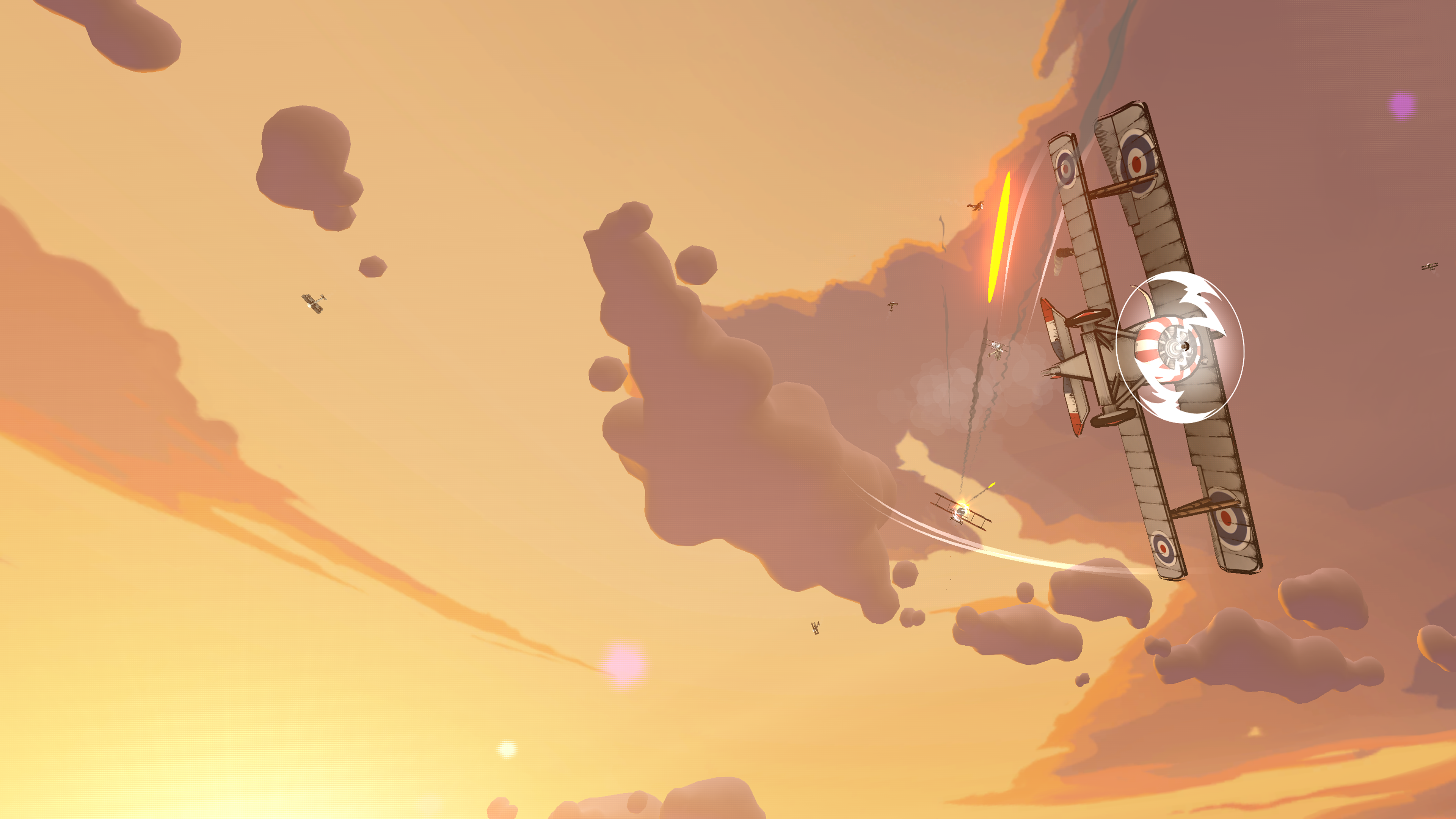 Skies of Fury DX, Skies of Fury, video games, sky, bullet, smoke, bullet trail, war, world war, HD Wallpaper