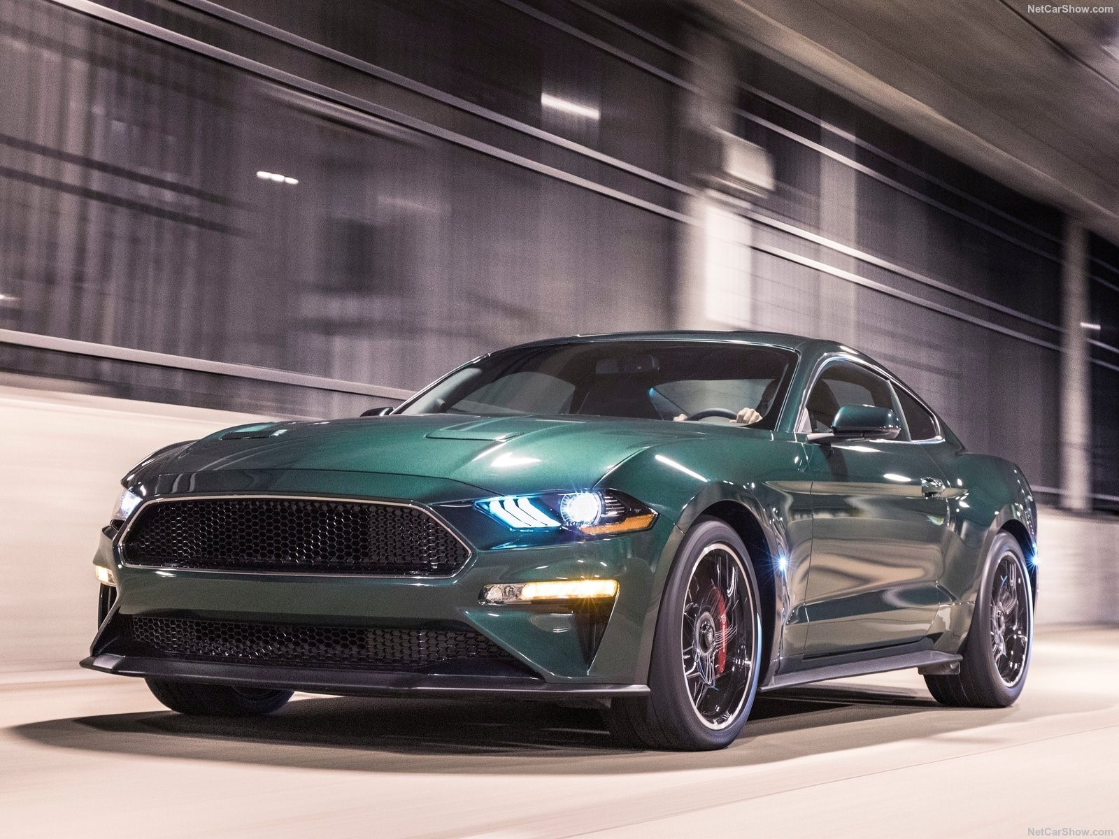 Ford, Ford Mustang Bullitt 2019, car, motion blur, HD Wallpaper