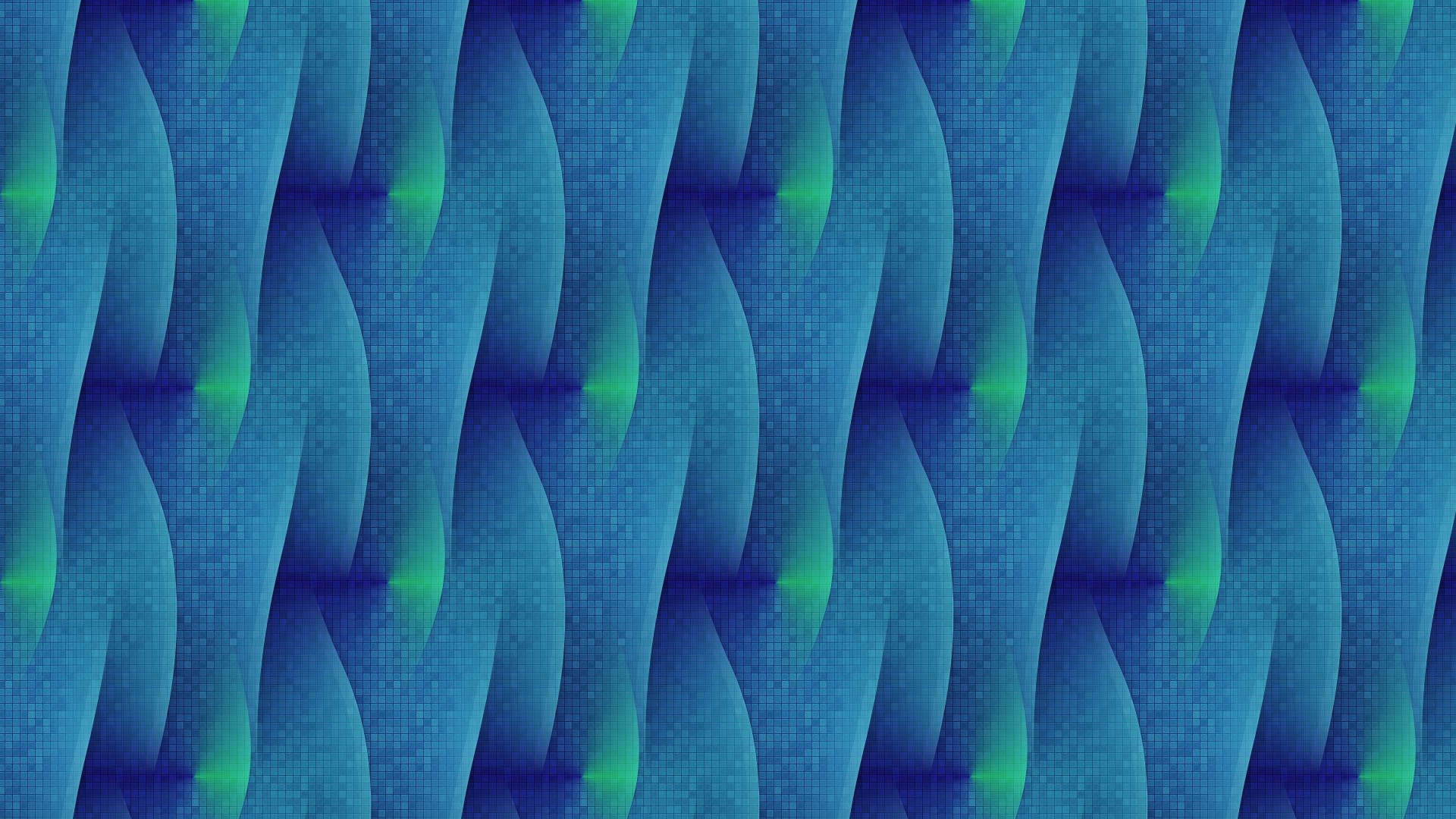 abstract, blue, digital art, pattern, 3D fractal, HD Wallpaper