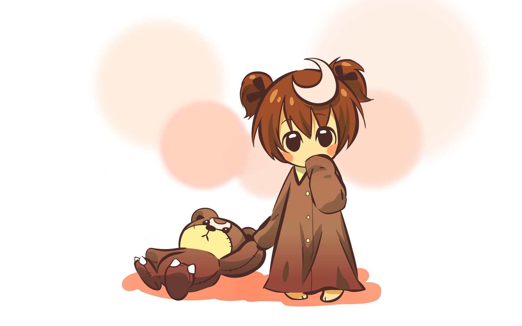 teddy bears, Moon, Pokémon, HD Wallpaper