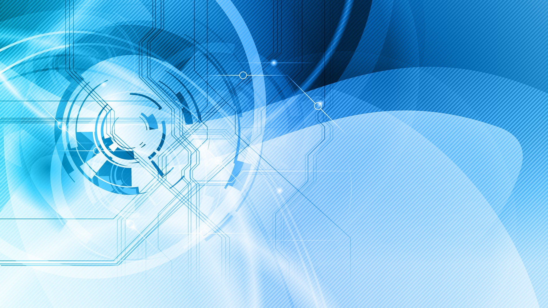 abstract, blue, digital art, simple, cyan, HD Wallpaper