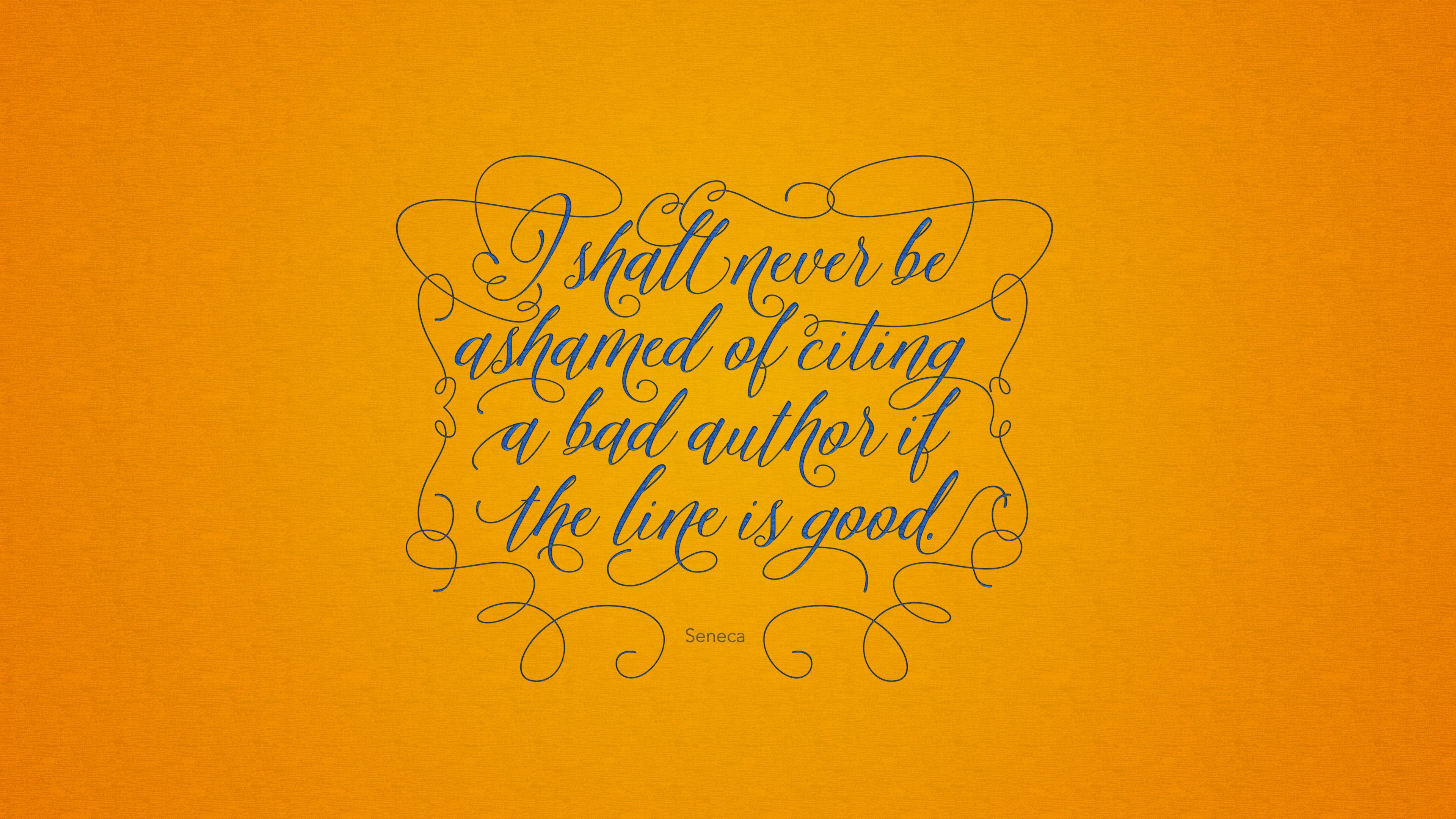 quote, text, inscription, phrase, orange, 4k, HD Wallpaper