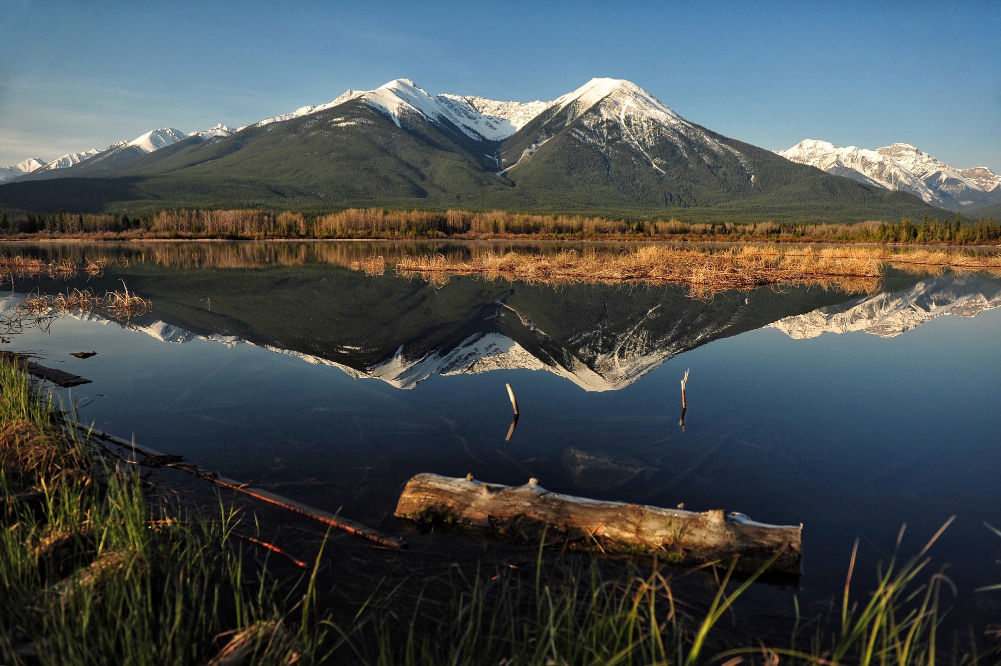 nature, mountains, landscape, reflection, water, HD Wallpaper