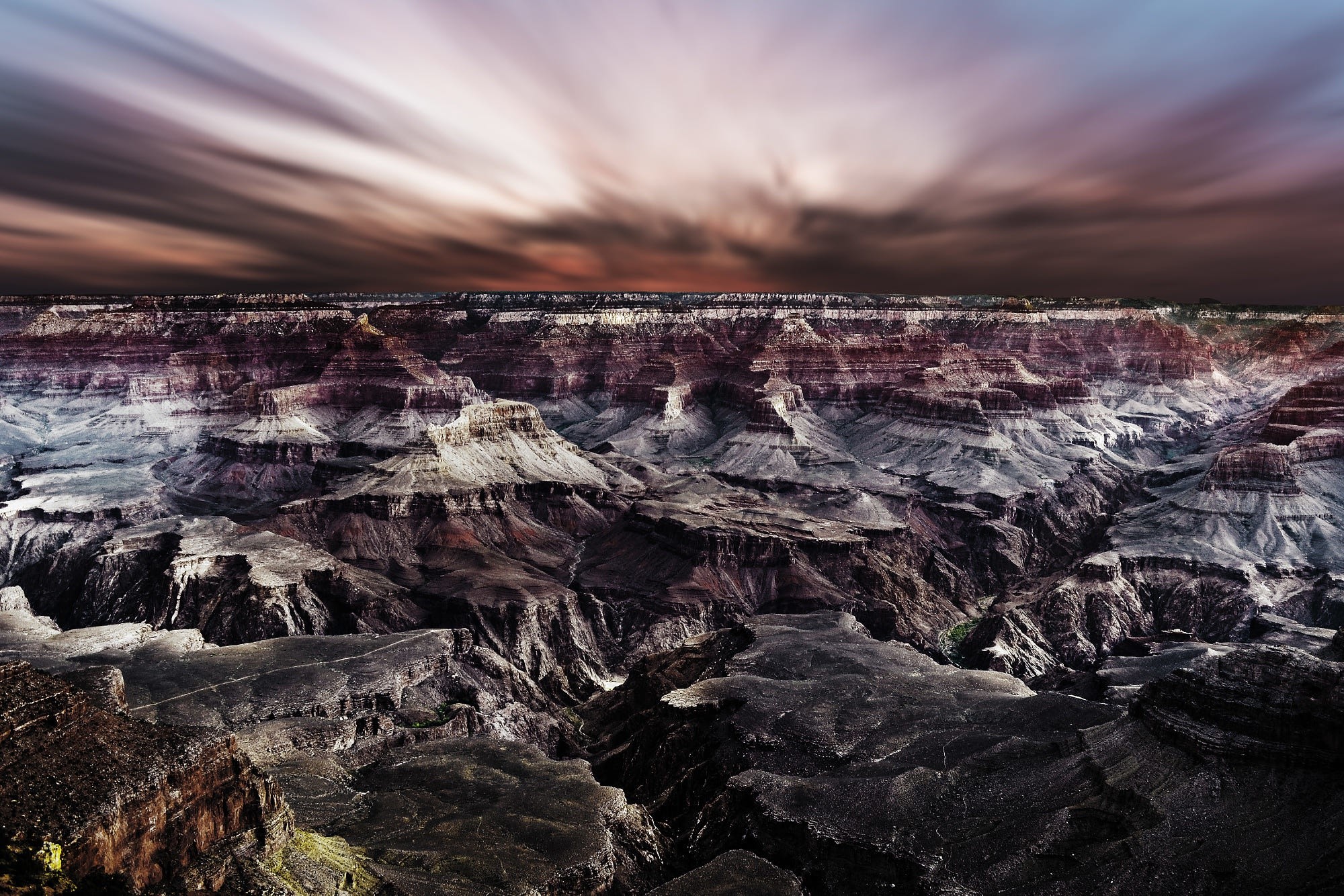 landscape, Grand Canyon, USA, sky, nature, HD Wallpaper