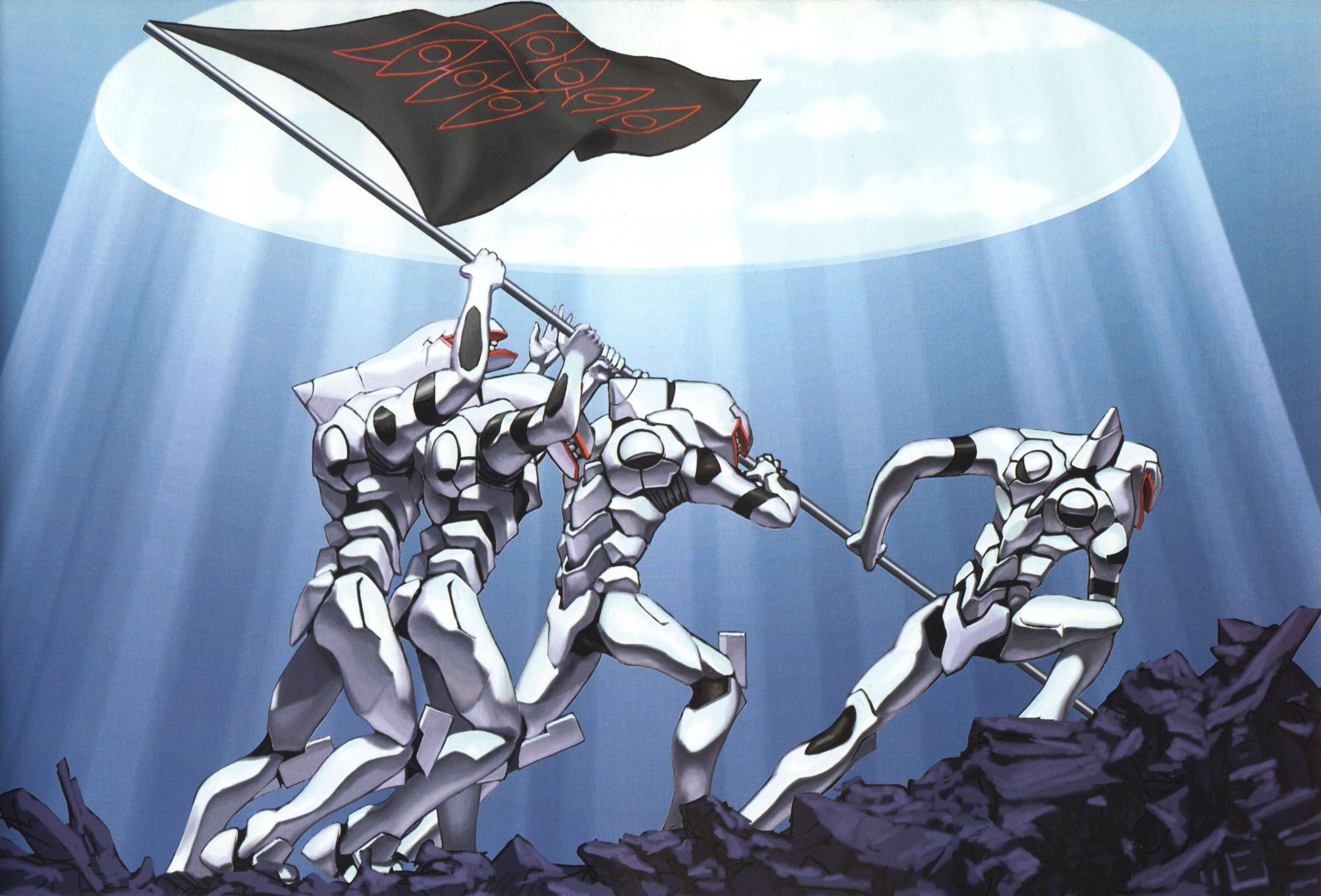Neon Genesis Evangelion, Seele, flag, HD Wallpaper