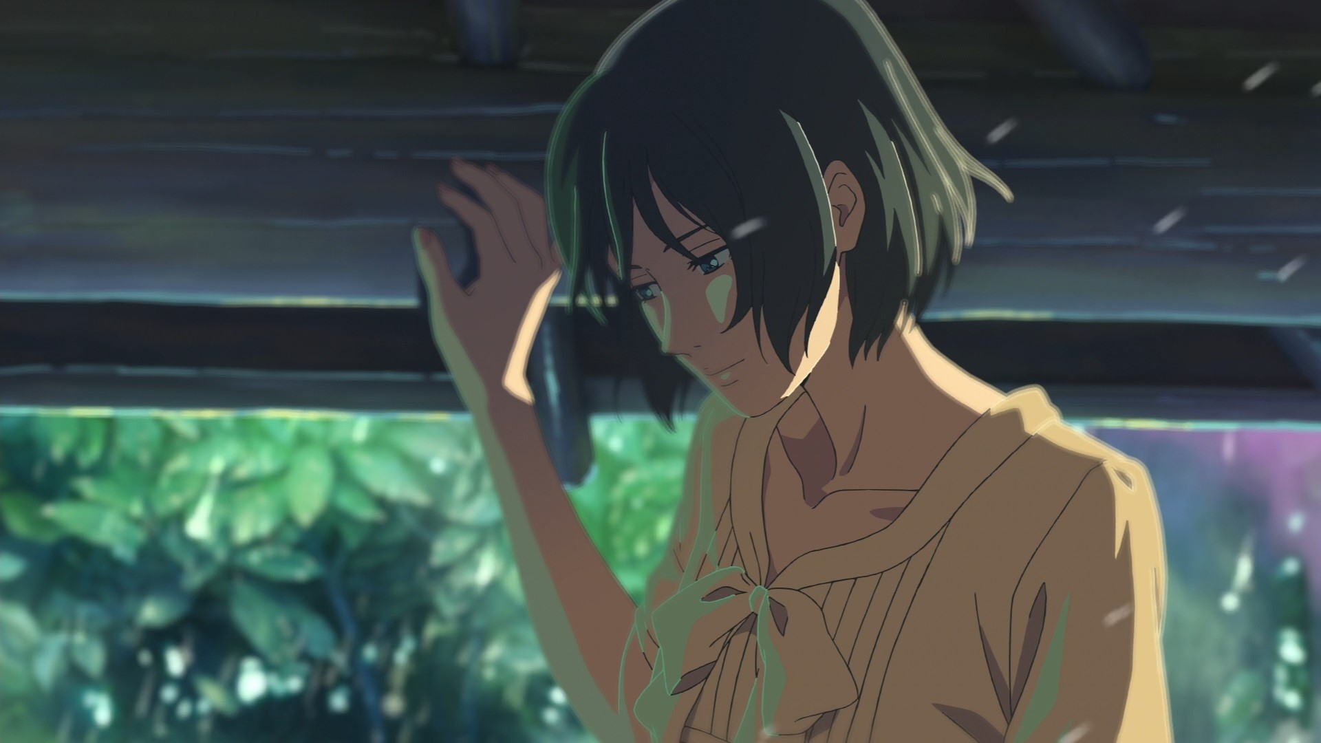 The Garden of Words, park, Tokyo, Yukino Yukari, Makoto Shinkai, anime, HD Wallpaper