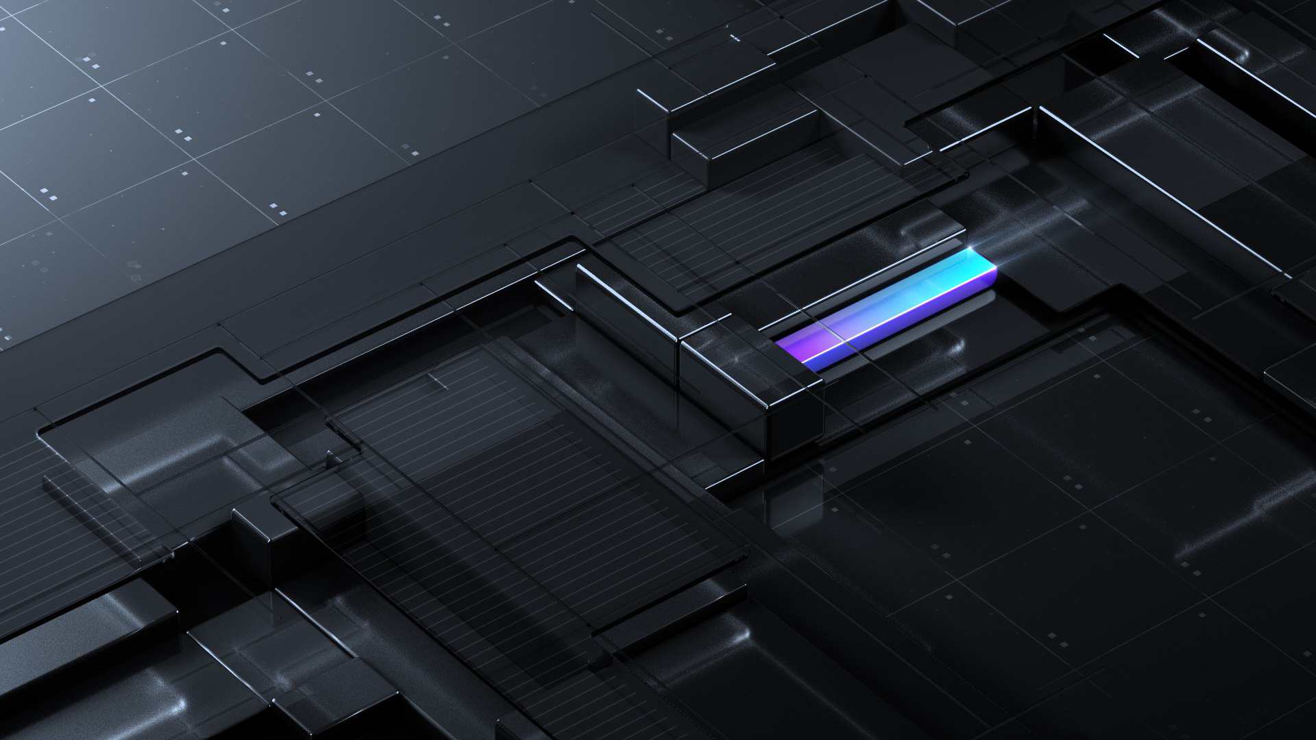 abstract, 3D, black, HD Wallpaper