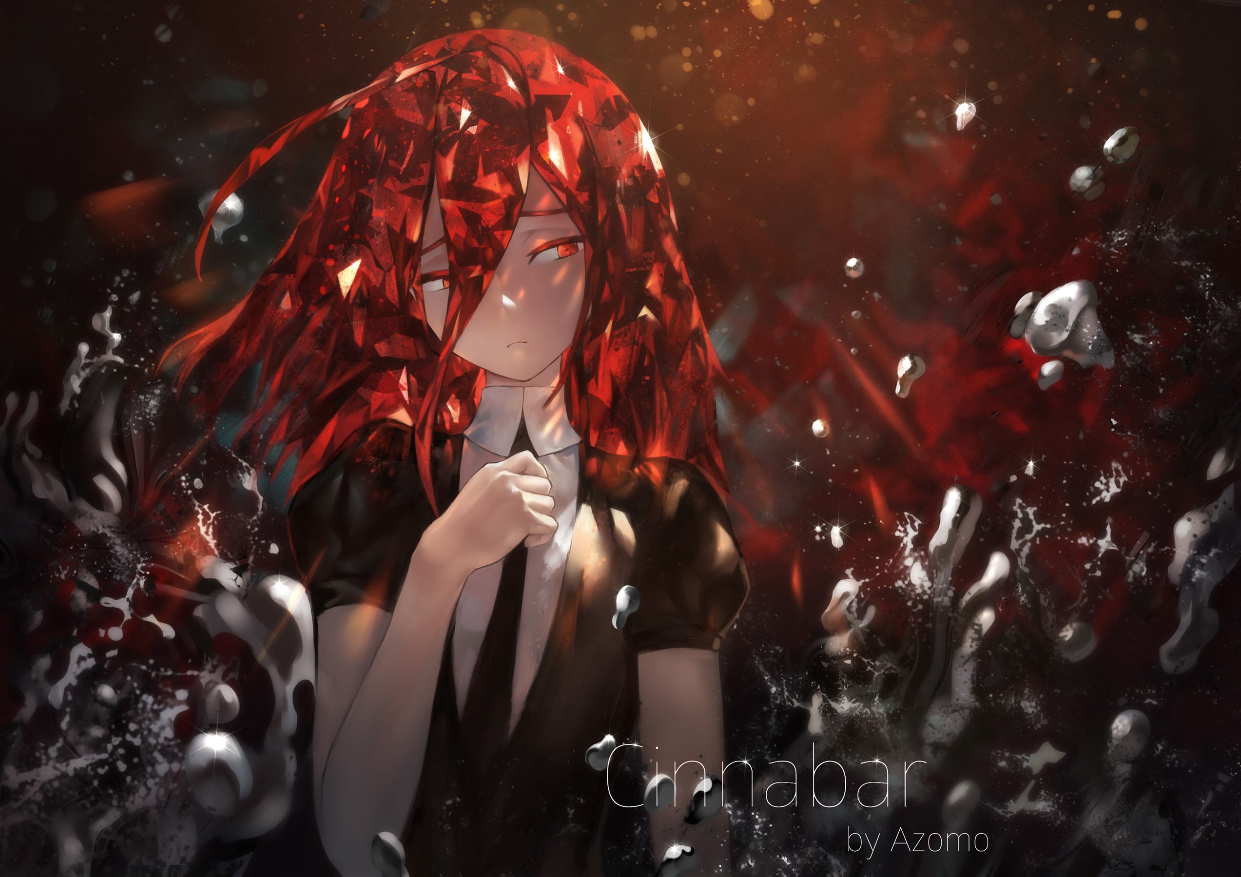 cinnabar, Houseki no Kuni, azomo, HD Wallpaper