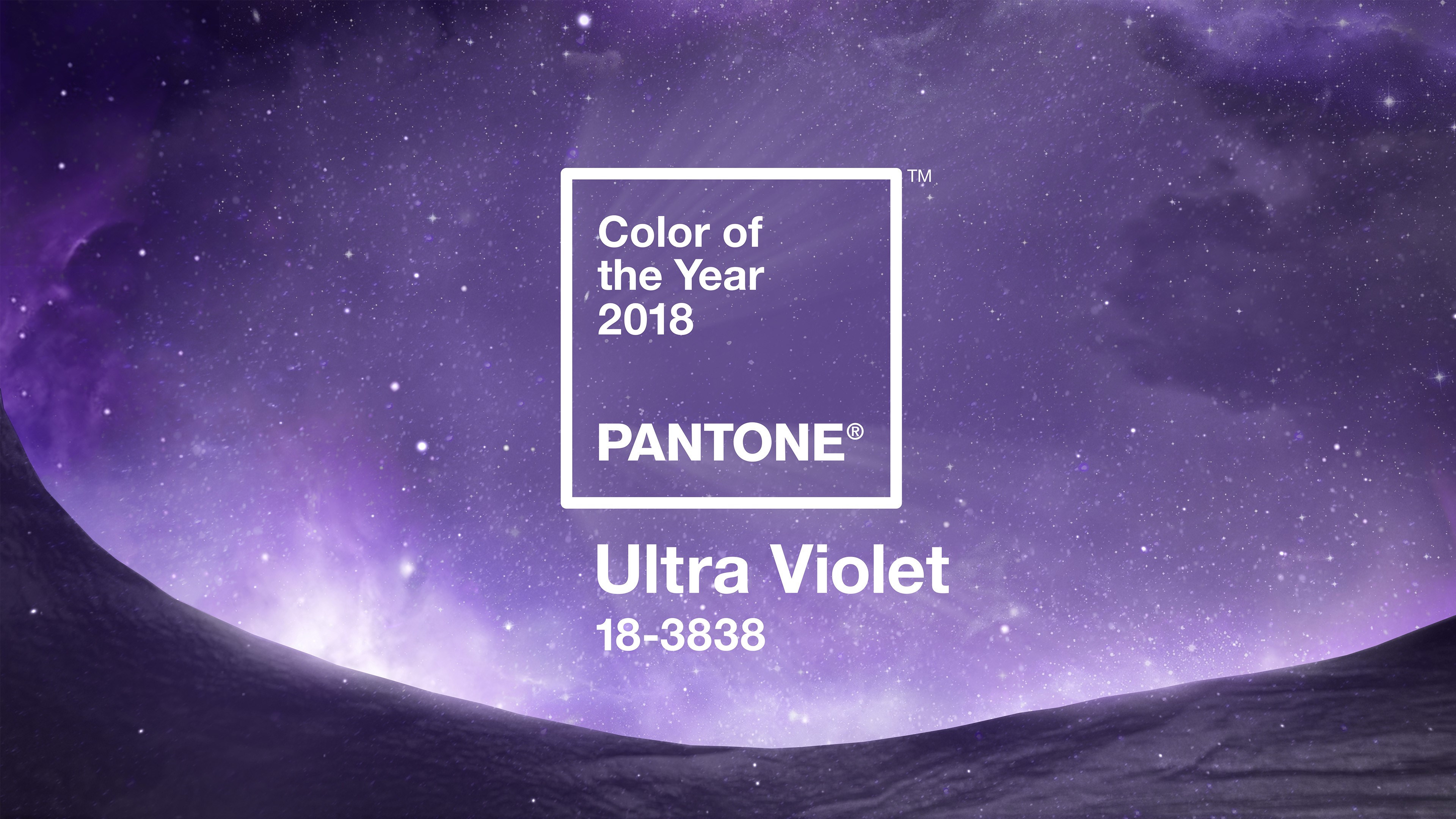 solid color, logo, purple, space, text, HD Wallpaper