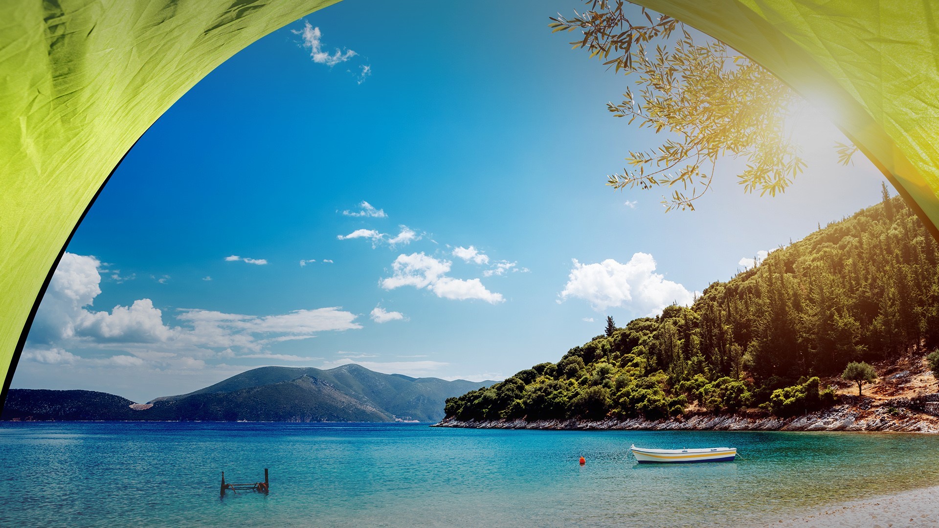 landscape, sea, Sun, HD Wallpaper