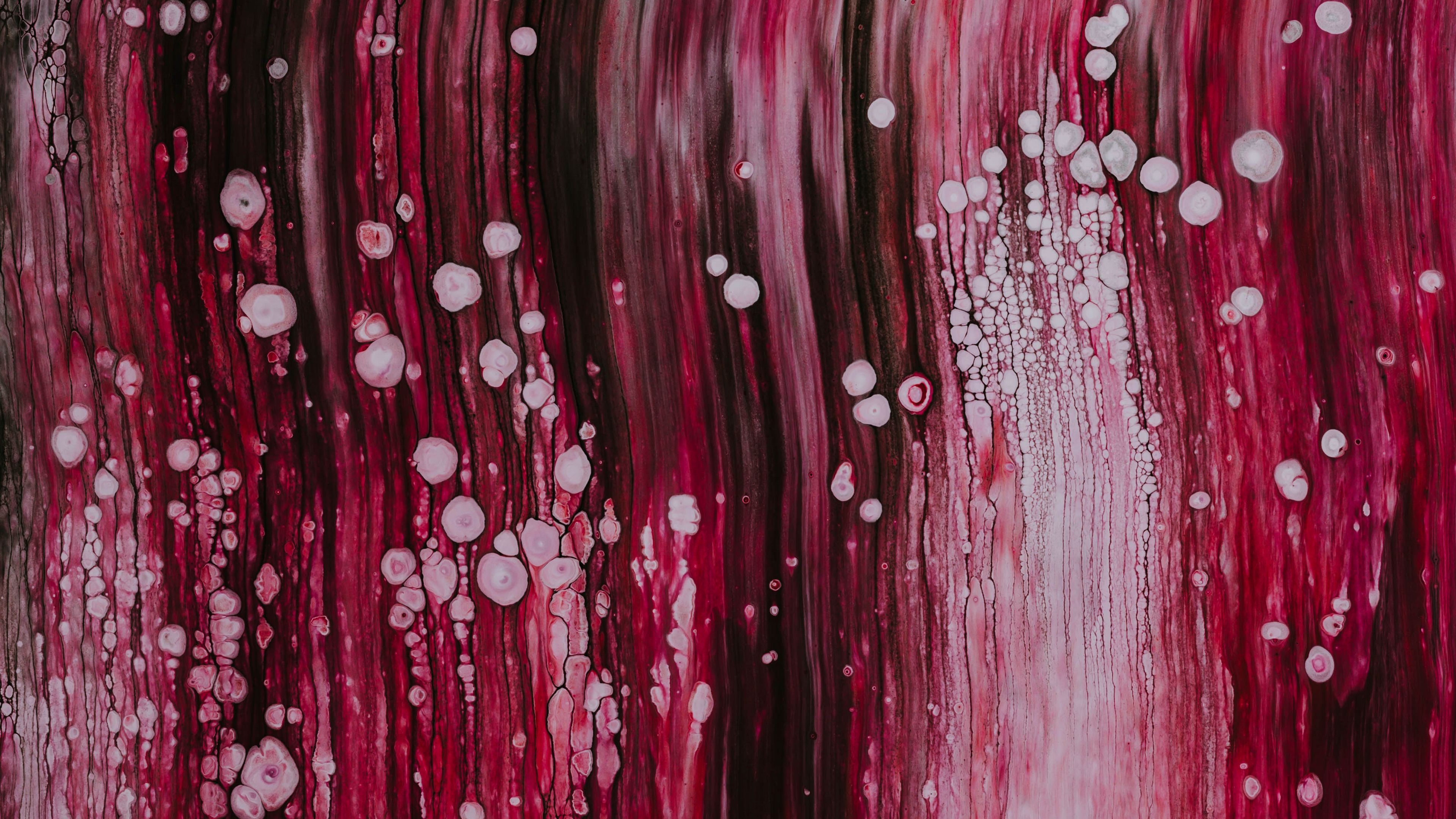 paint, stains, bubbles, texture, abstraction, 4k, HD Wallpaper