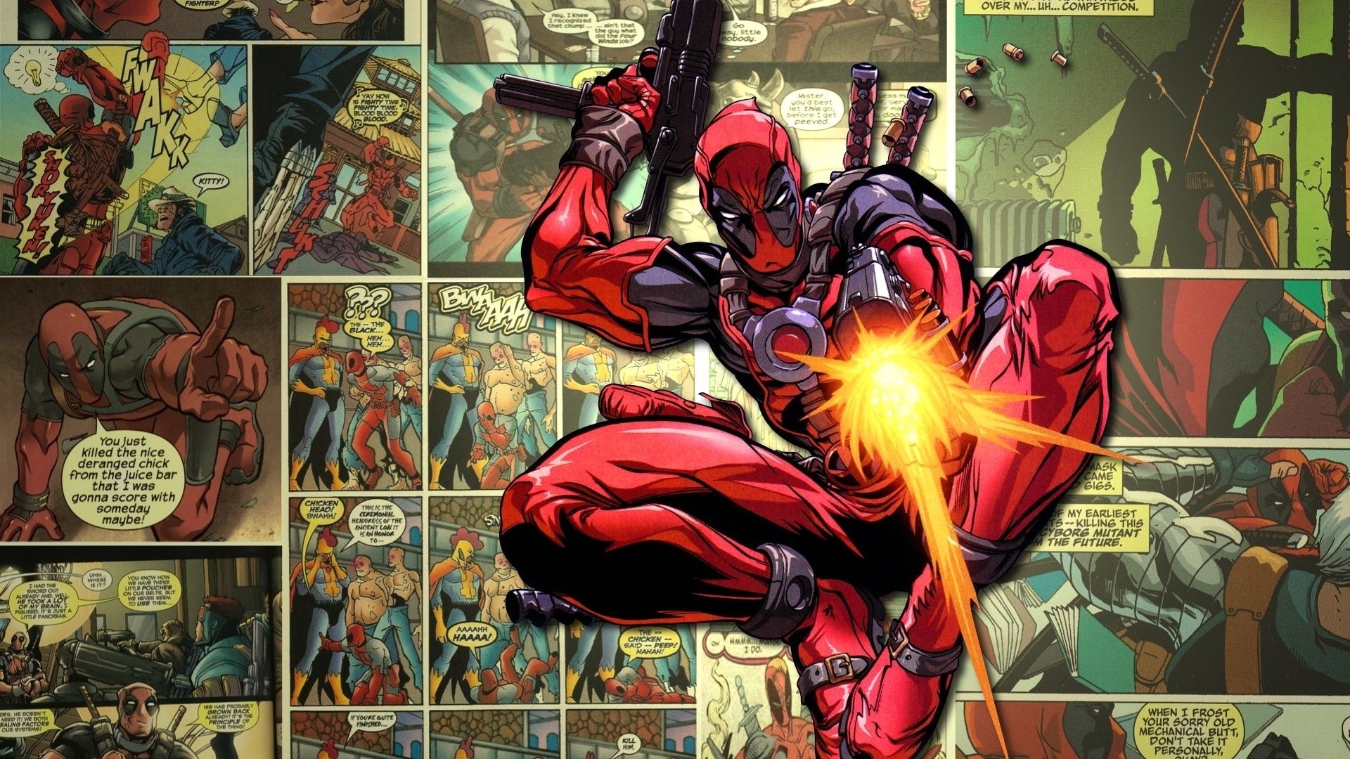 Deadpool, superhero, Marvel Comics, HD Wallpaper