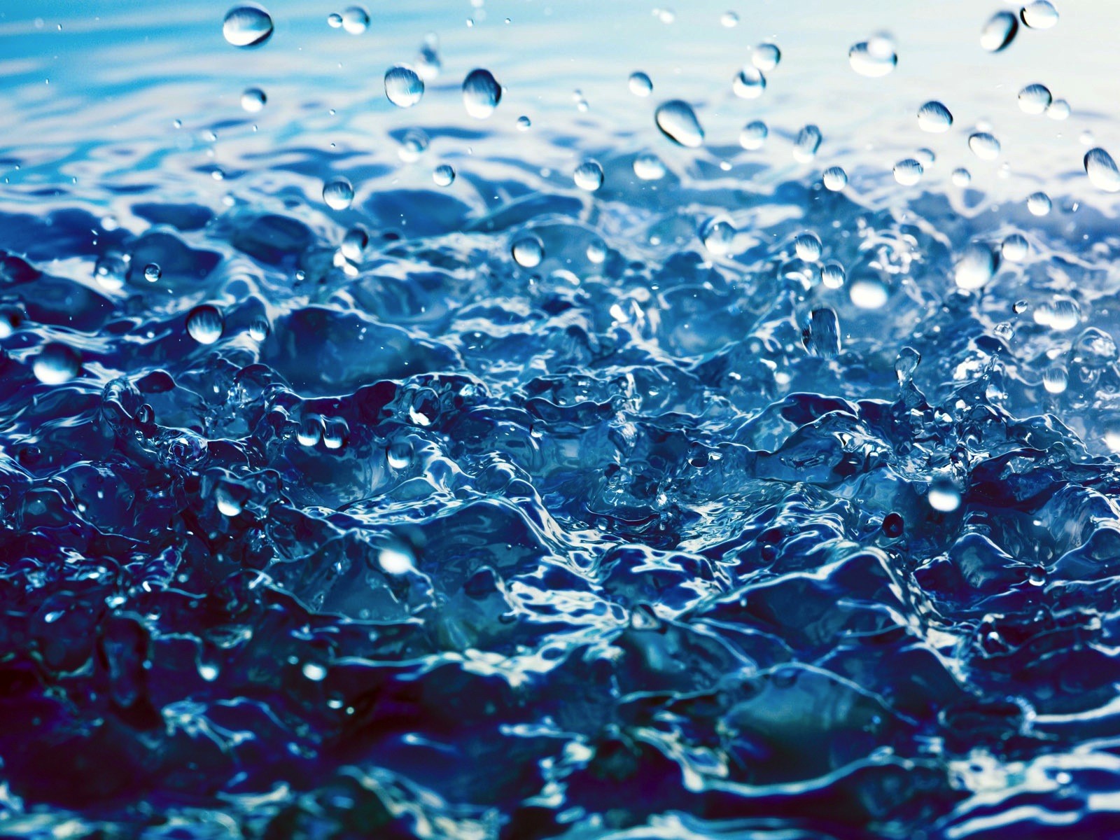 water, water drops, macro, waves, HD Wallpaper