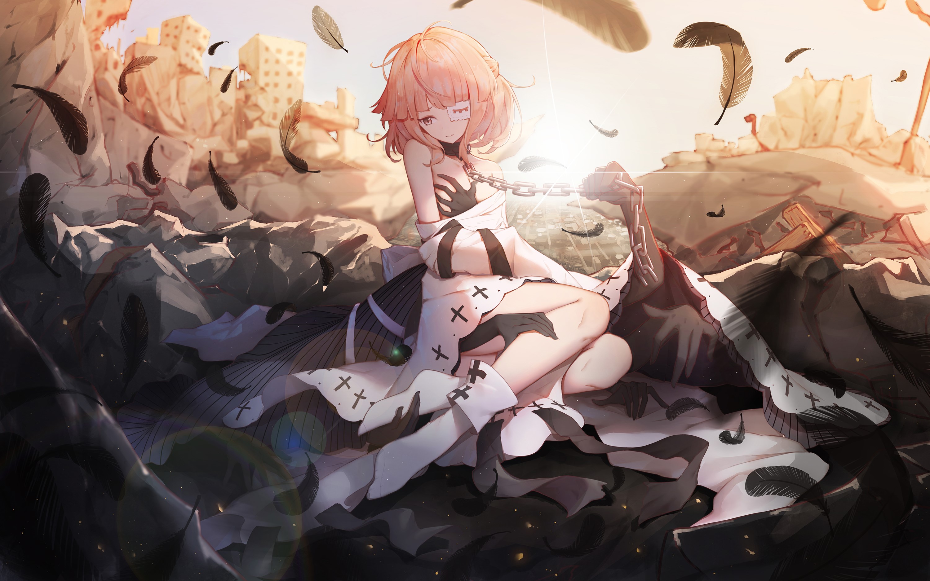 爆肝c, baoganC, anime girls, HD Wallpaper