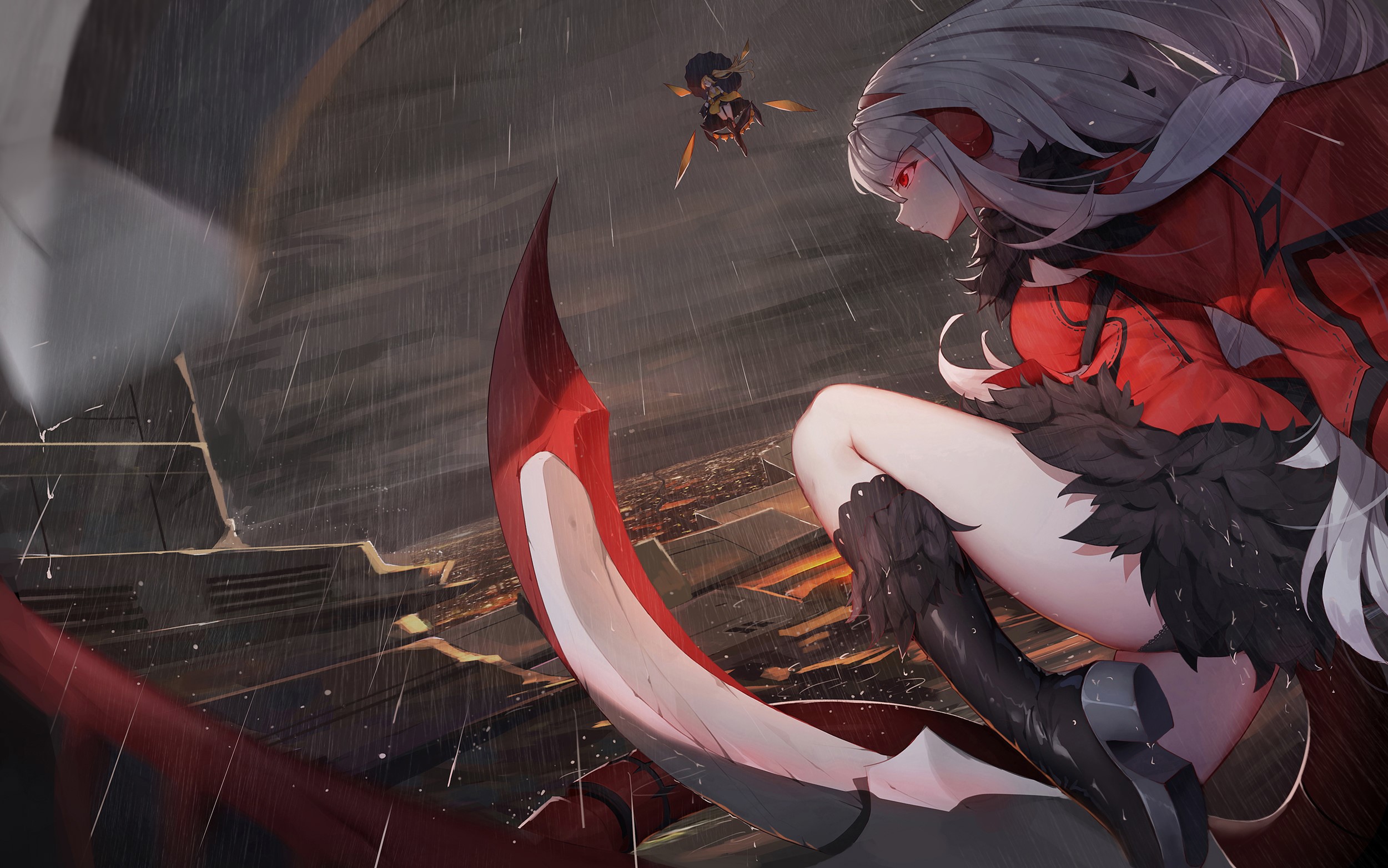 爆肝c, baoganC, anime girls, Forever 7th Capital, HD Wallpaper