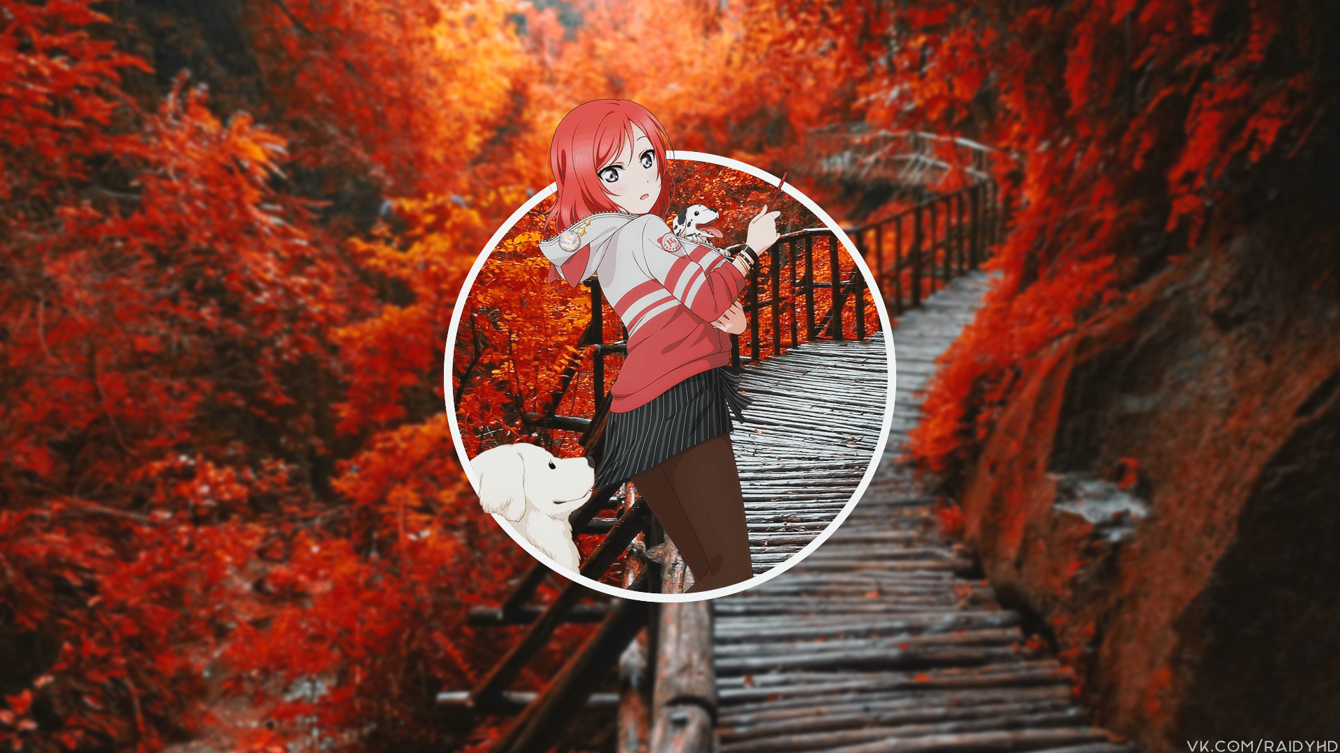 anime, anime girls, picture-in-picture, HD Wallpaper