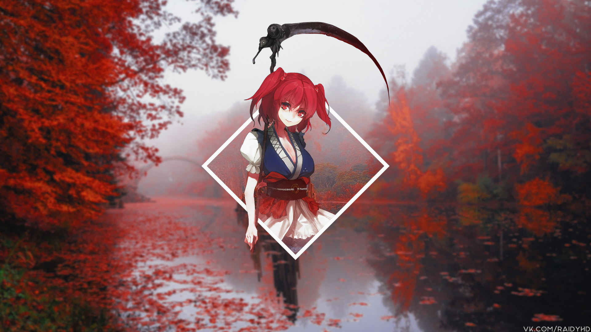 anime, anime girls, picture-in-picture, HD Wallpaper