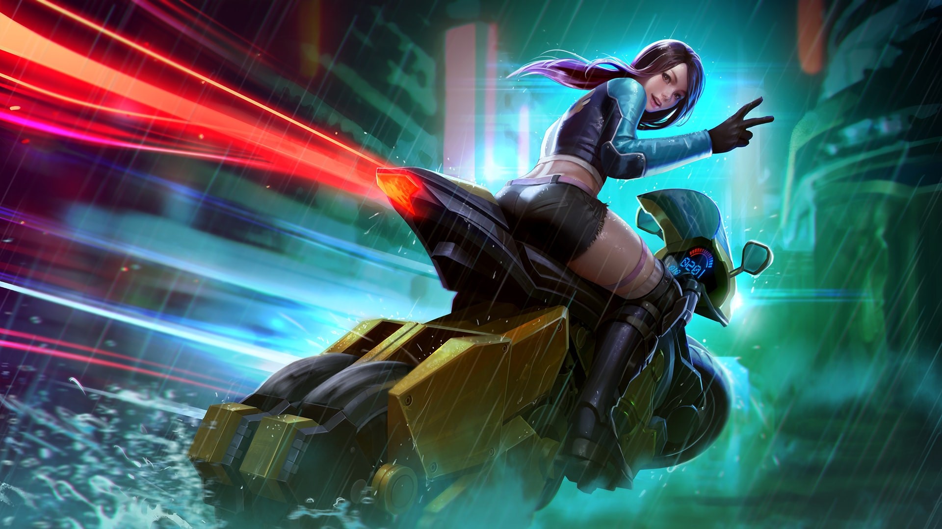 Vainglory, VG, cyberpunk, HD Wallpaper