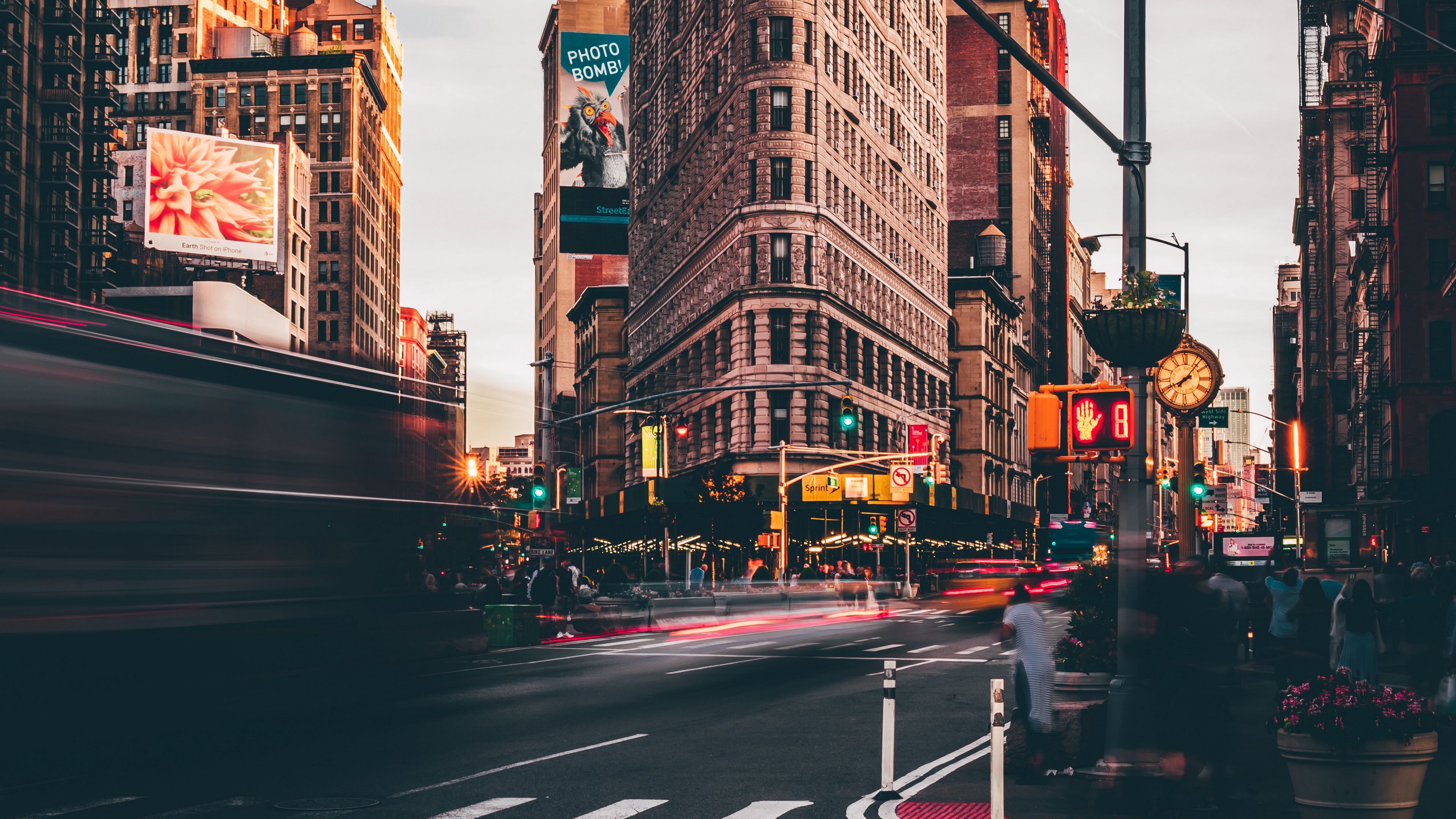 building, architecture, city, street, new york, 4k, HD Wallpaper