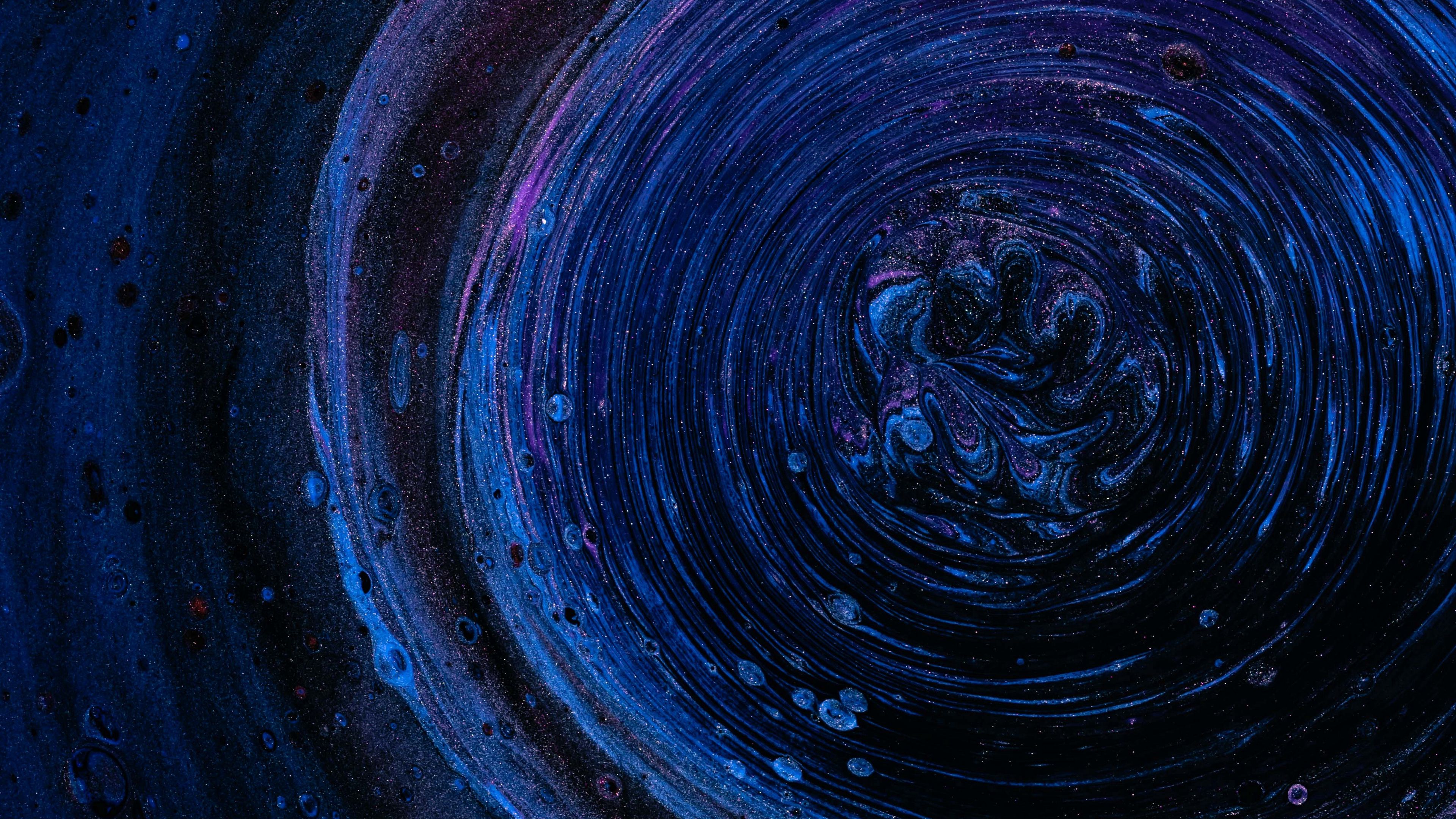 liquid, stains, bubbles, paint, blending, abstraction, 4k, HD Wallpaper
