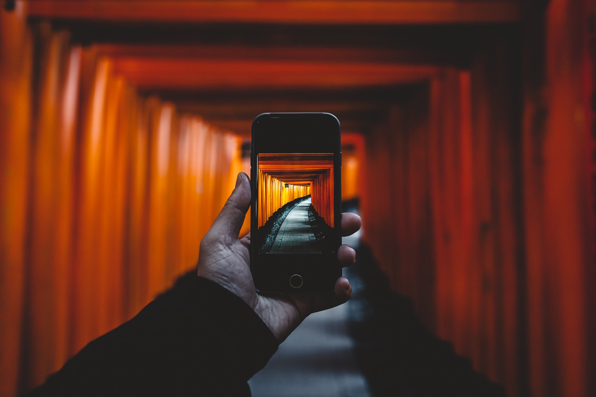 cellphone, hands, photography, HD Wallpaper