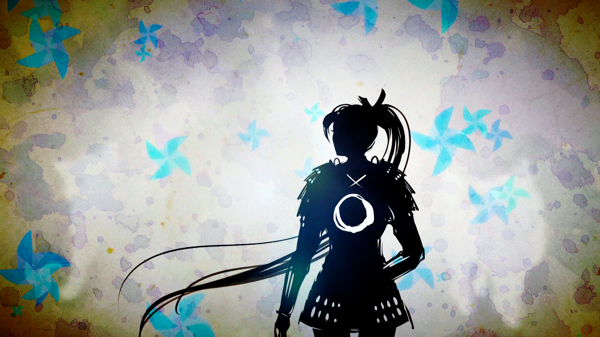 nioh, blue, silhouette, video games, warrior, HD Wallpaper