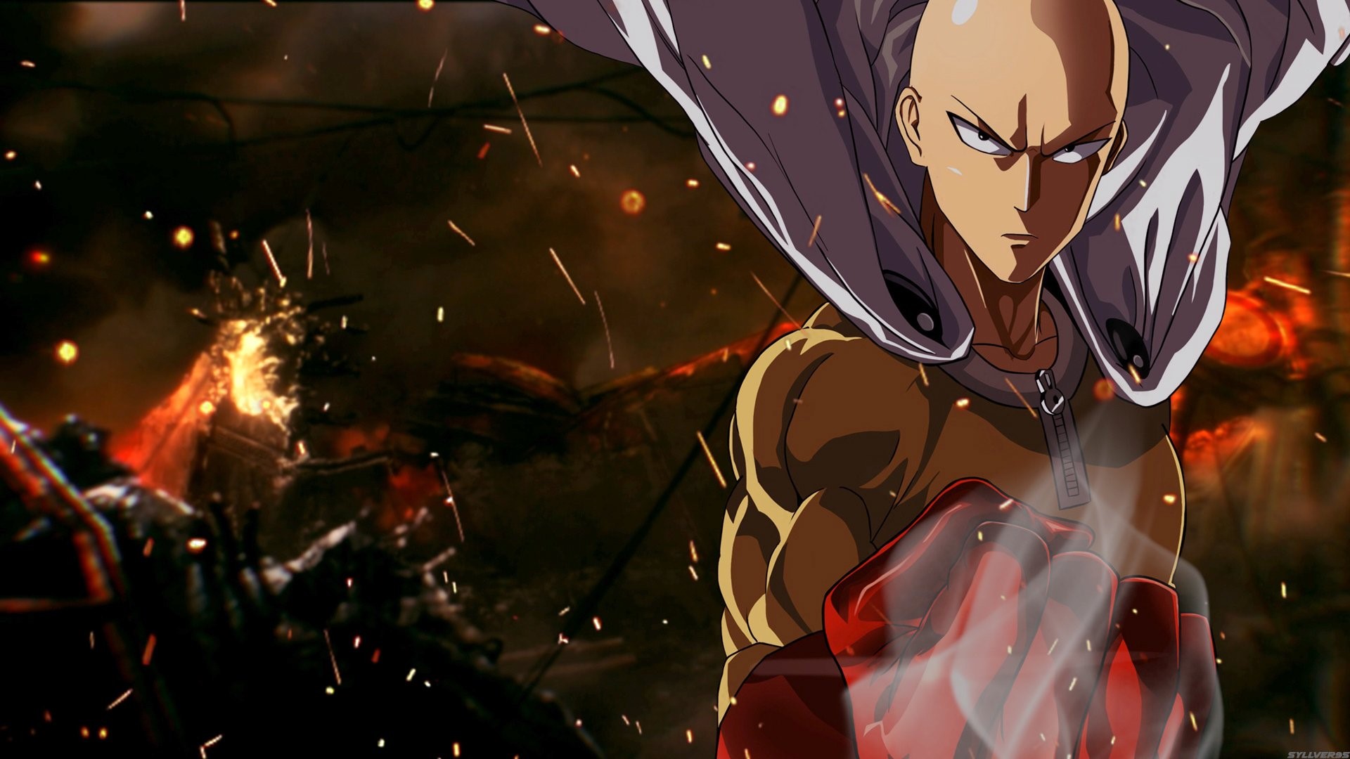 Saitama, One-Punch Man, anime, HD Wallpaper