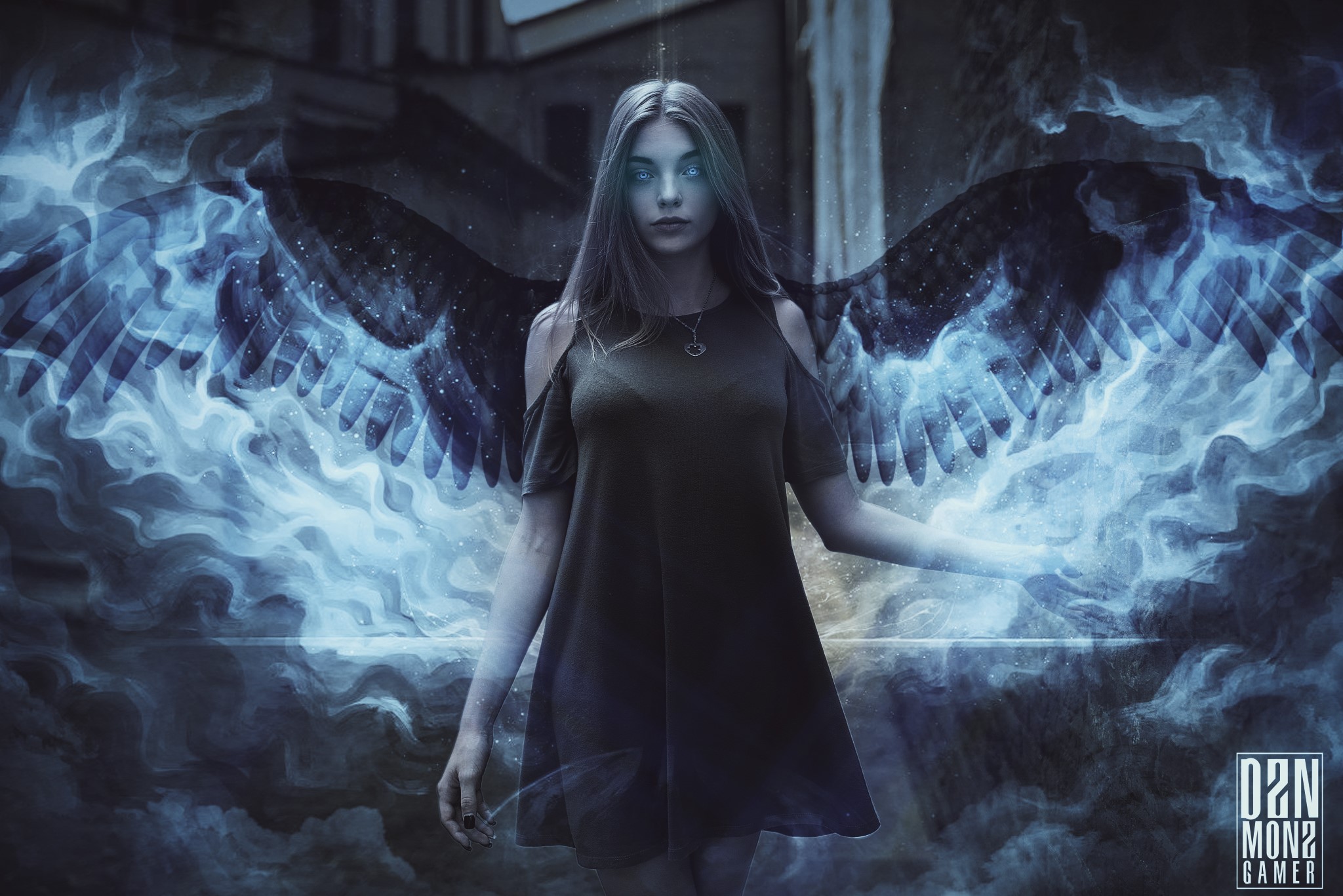 women, woman angel, angel, HD Wallpaper