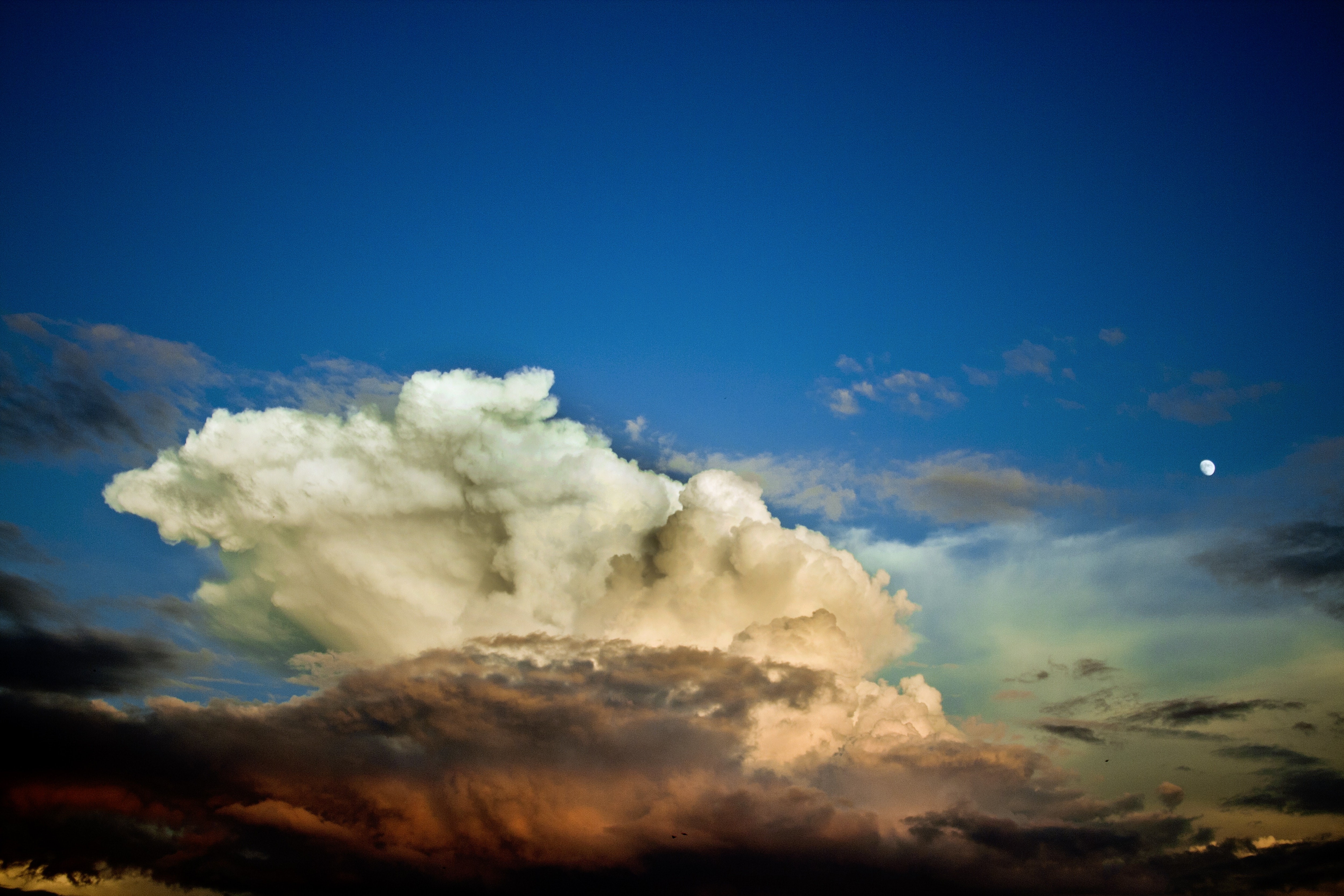 clouds, sky, nature, blue, HD Wallpaper