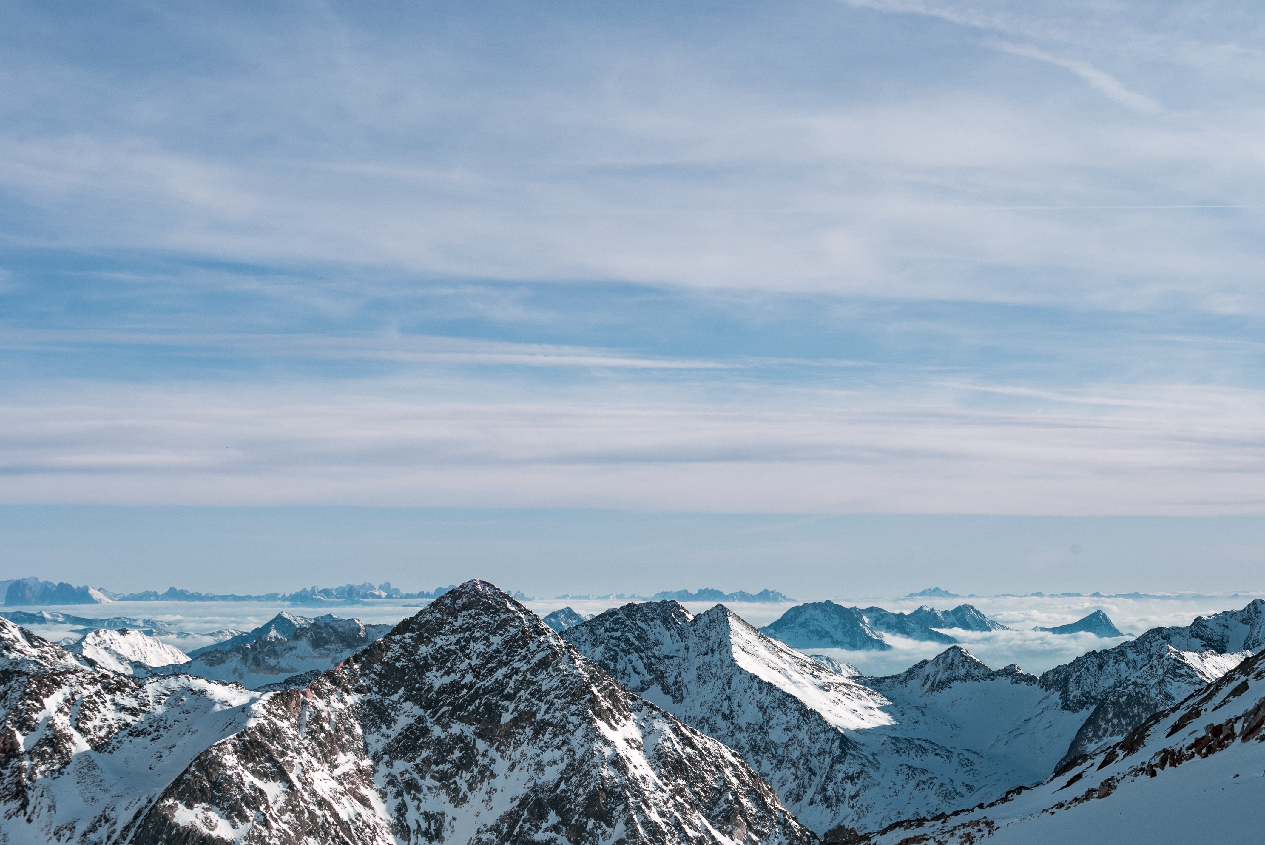 nature, mountains, snow, HD Wallpaper