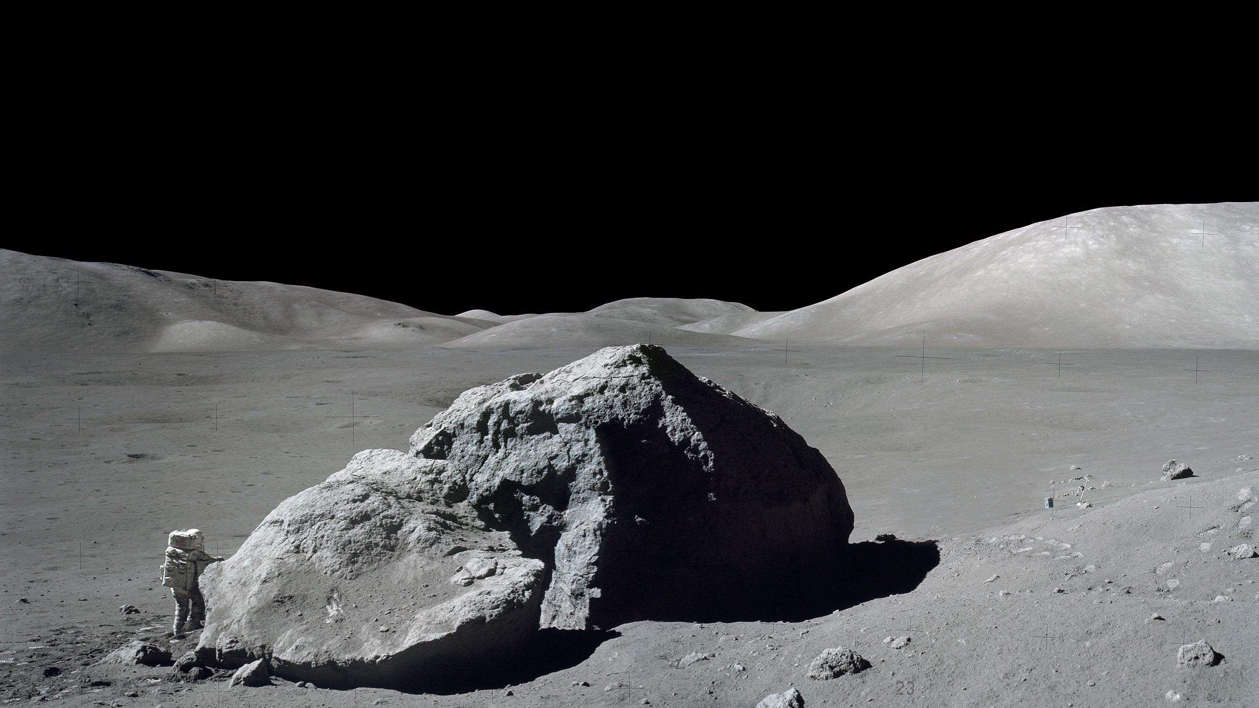 astronaut, Moon, space, photography, Apollo, landscape, HD Wallpaper