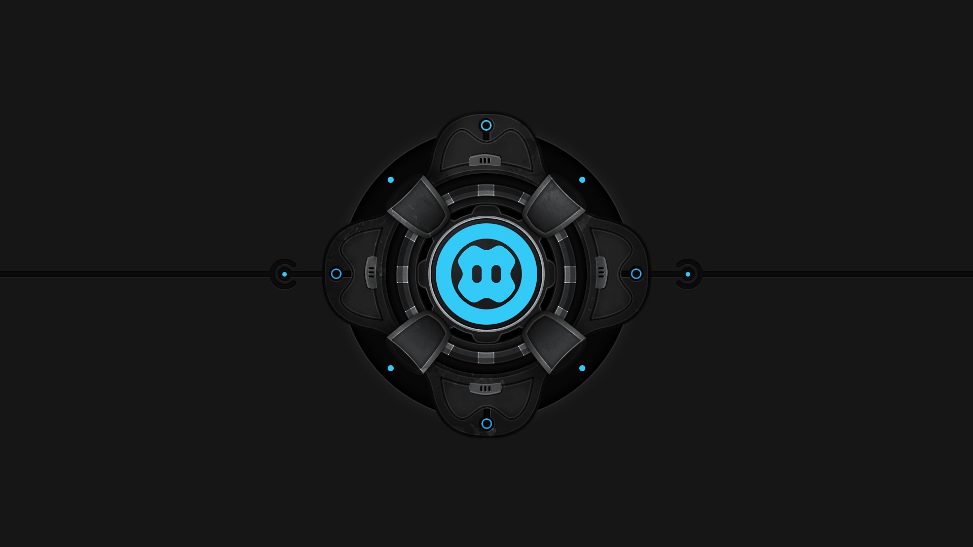 abstract, digital art, 3d object, dark background, HD Wallpaper