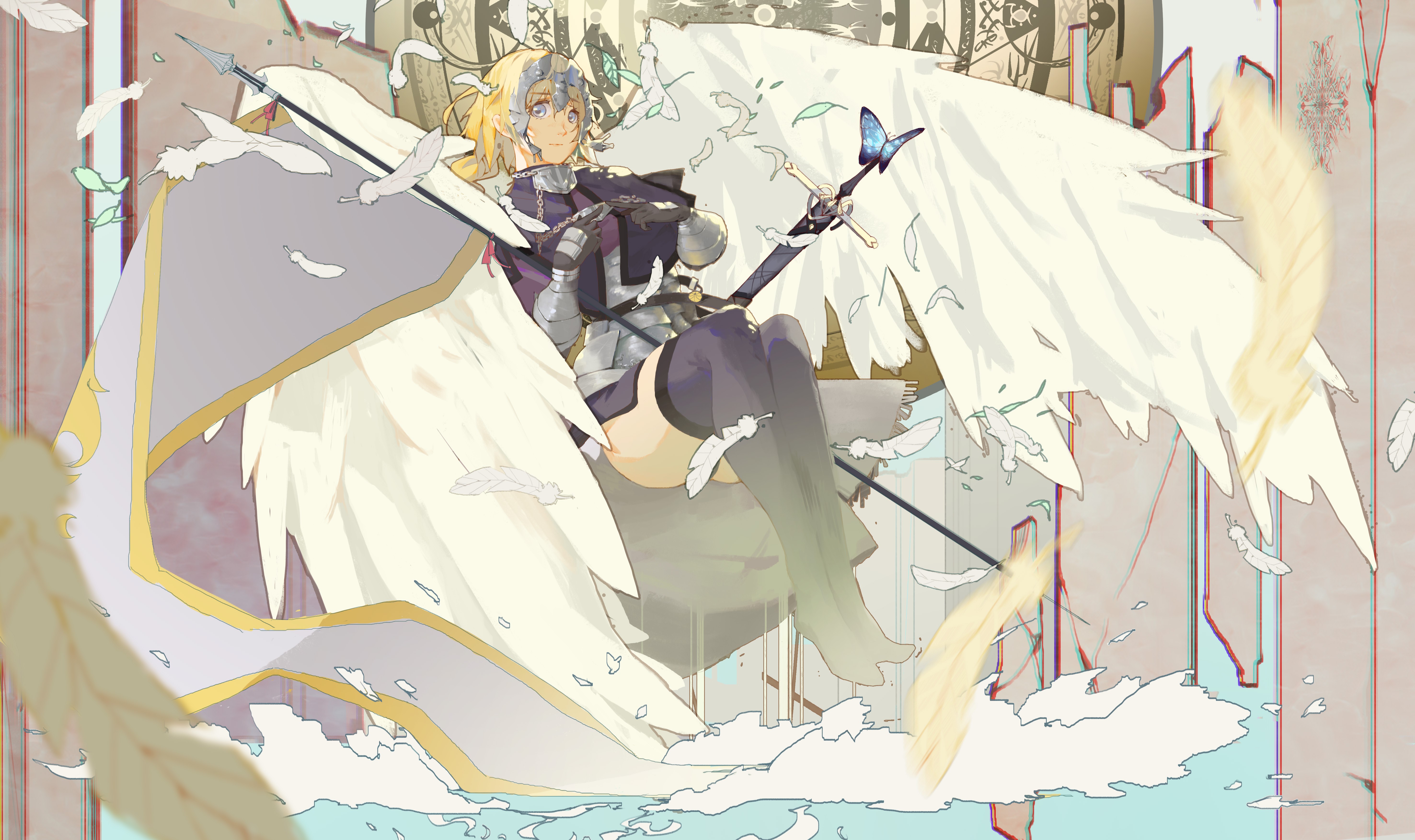 Fate Series, Fate/Apocrypha, anime girls, Ruler (Fate/Apocrypha), HD Wallpaper