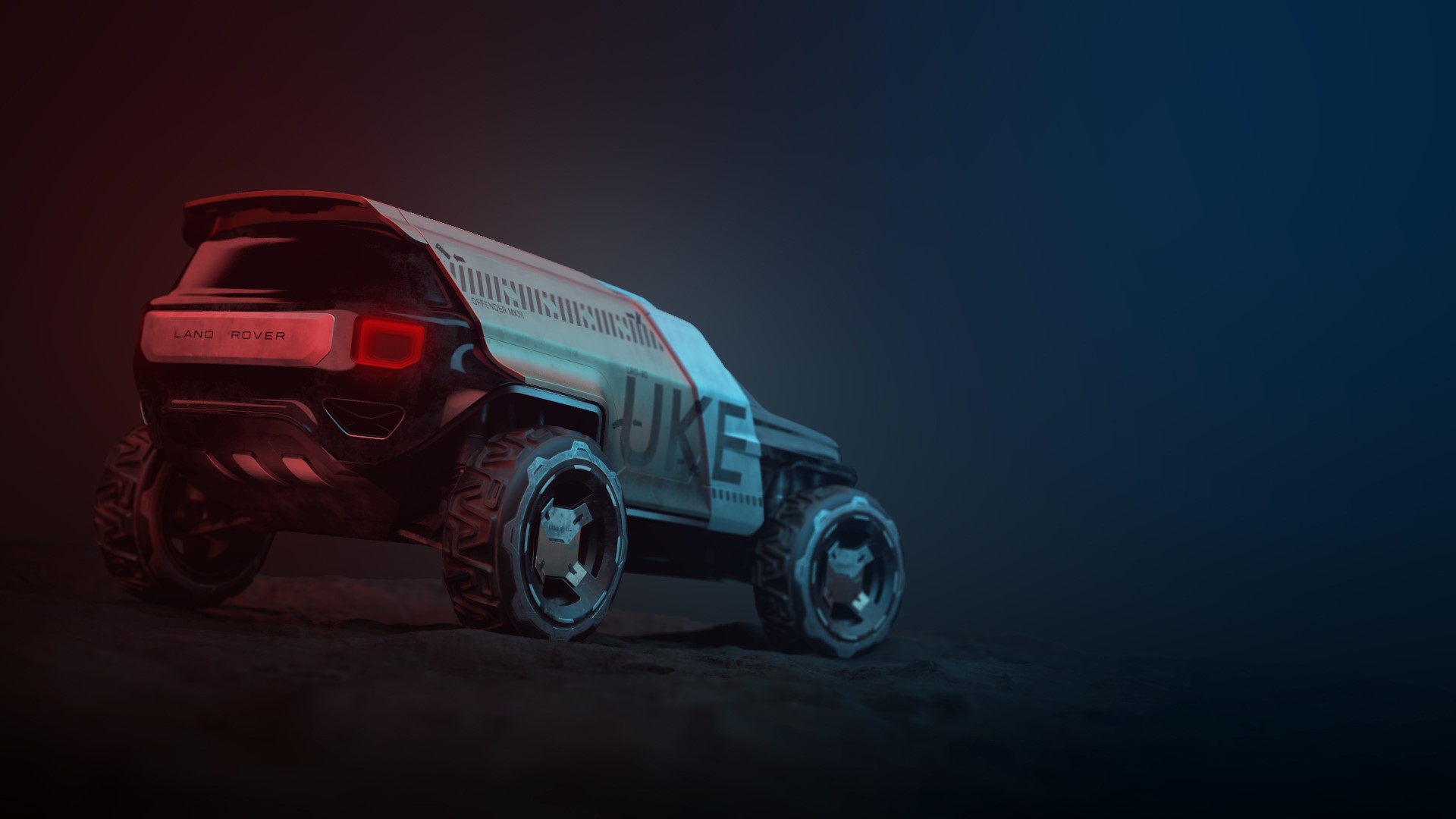 artwork, simple background, vehicle, Land Rover, concept cars, concept art, HD Wallpaper