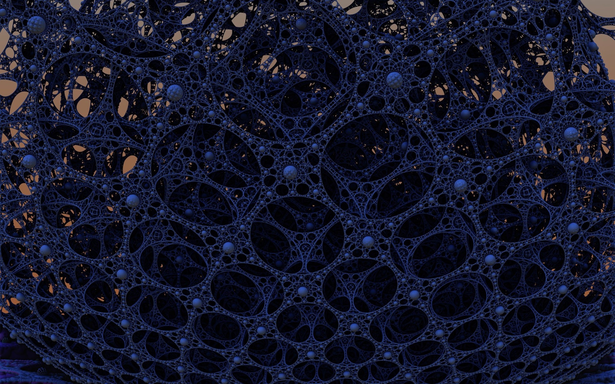 Plexus, structure, fractal, HD Wallpaper
