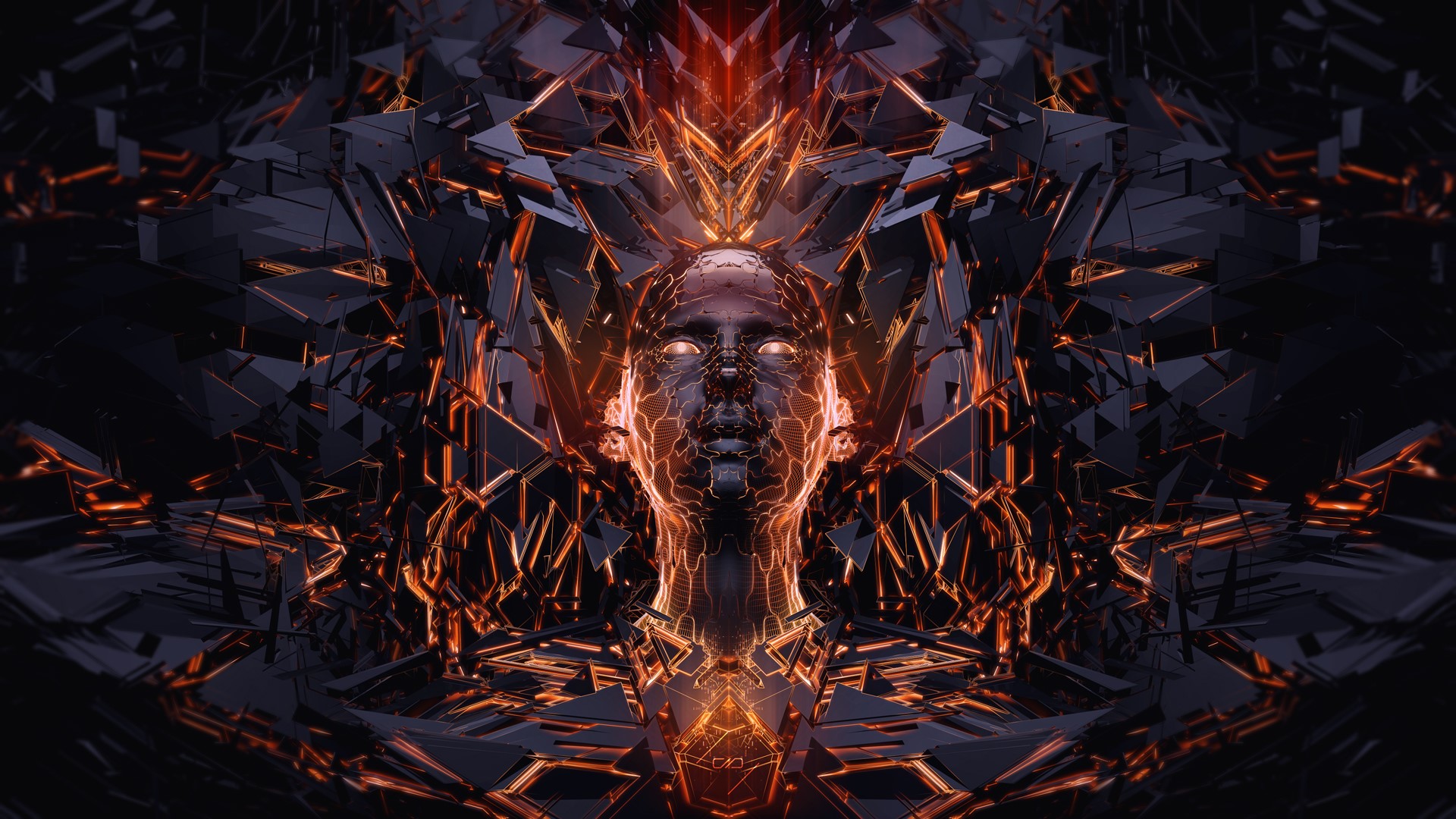 3D, abstract, digital art, HD Wallpaper