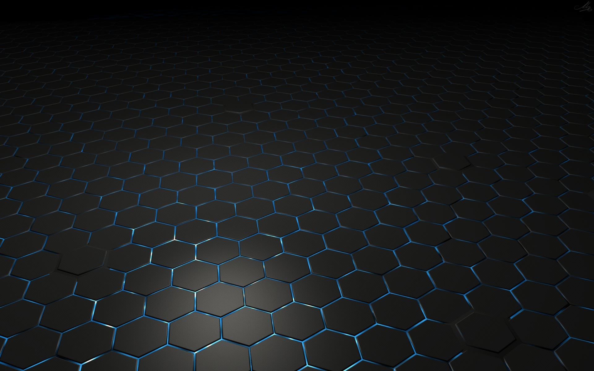 abstract, hexagon, 3D, HD Wallpaper