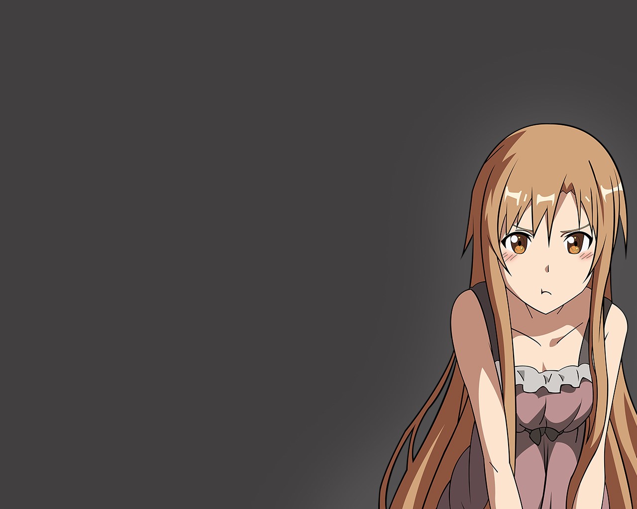 Sword Art Online, anime girls, Yuuki Asuna, HD Wallpaper