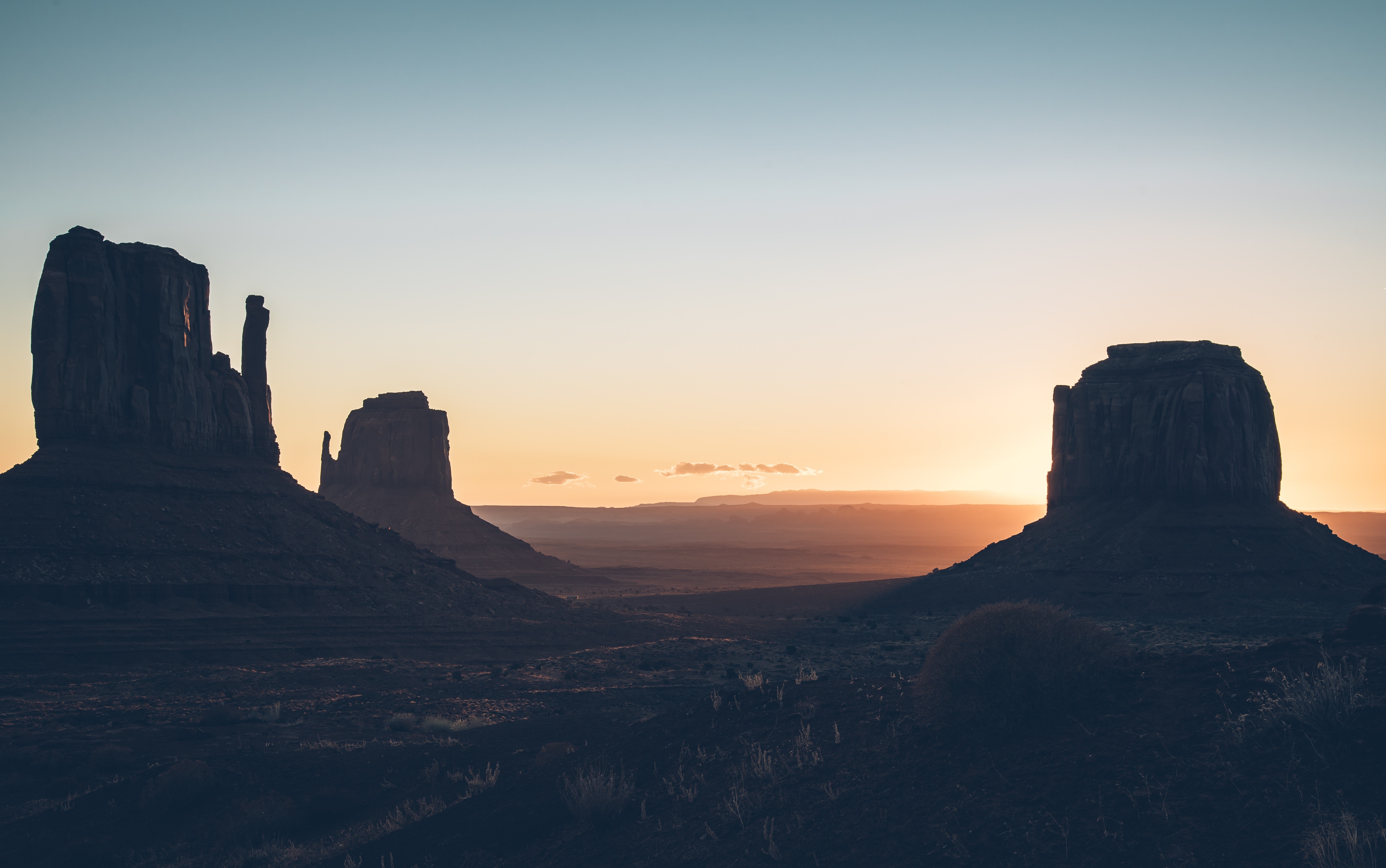 desert, sunlight, nature, HD Wallpaper
