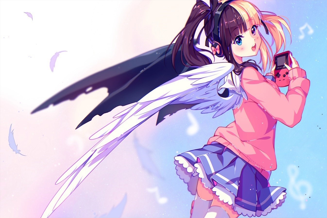 wings, open mouth, GameBoy Color, HD Wallpaper