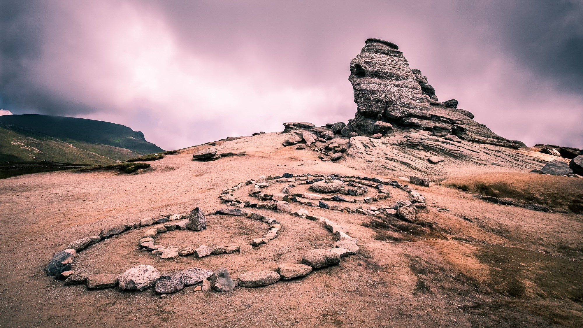 rock, stones, nature, landscape, HD Wallpaper