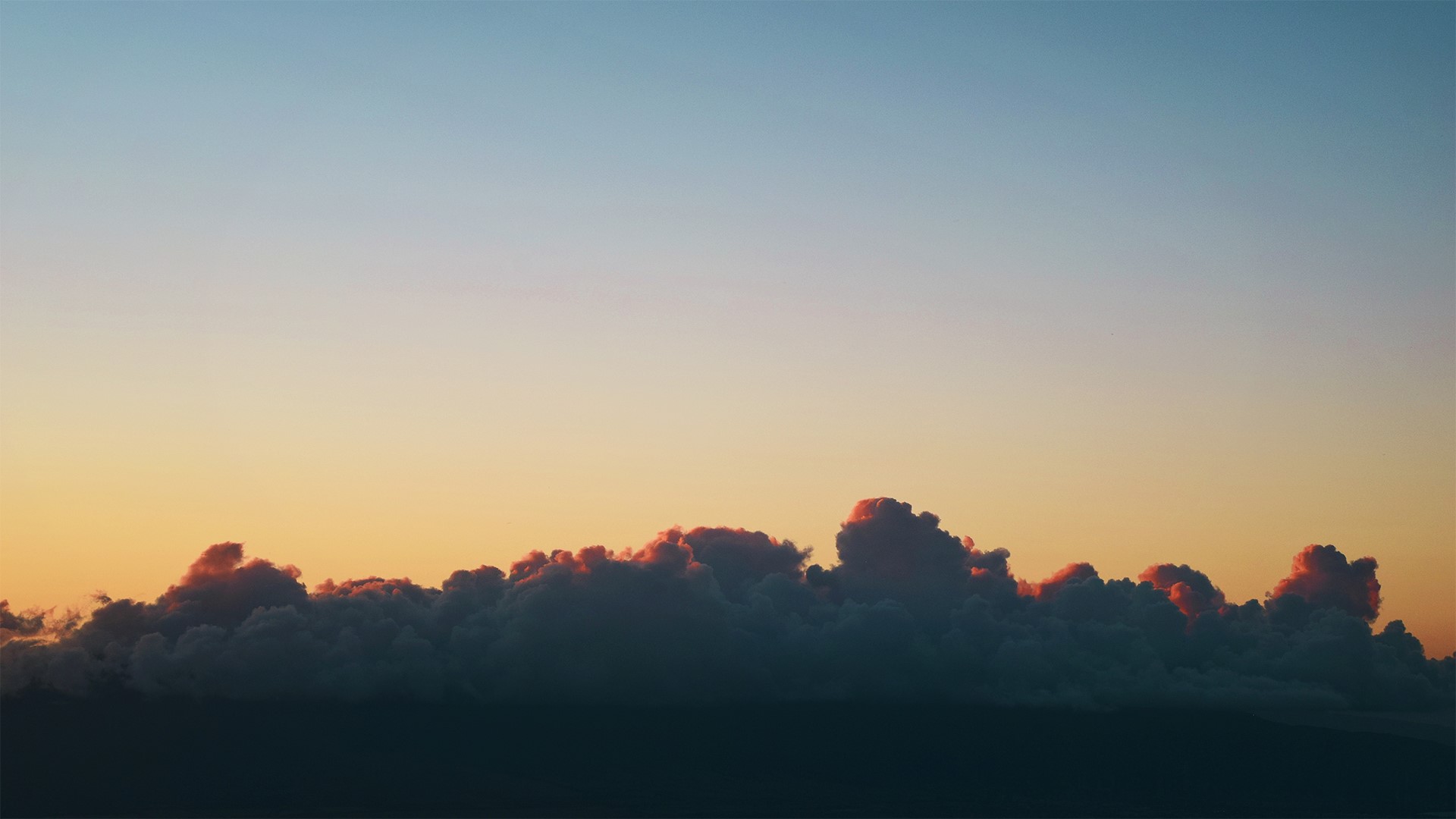 sky, clouds, nature, blue, HD Wallpaper