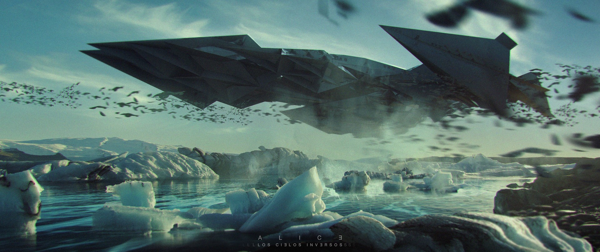 ice, futuristic, cold, aliens, HD Wallpaper