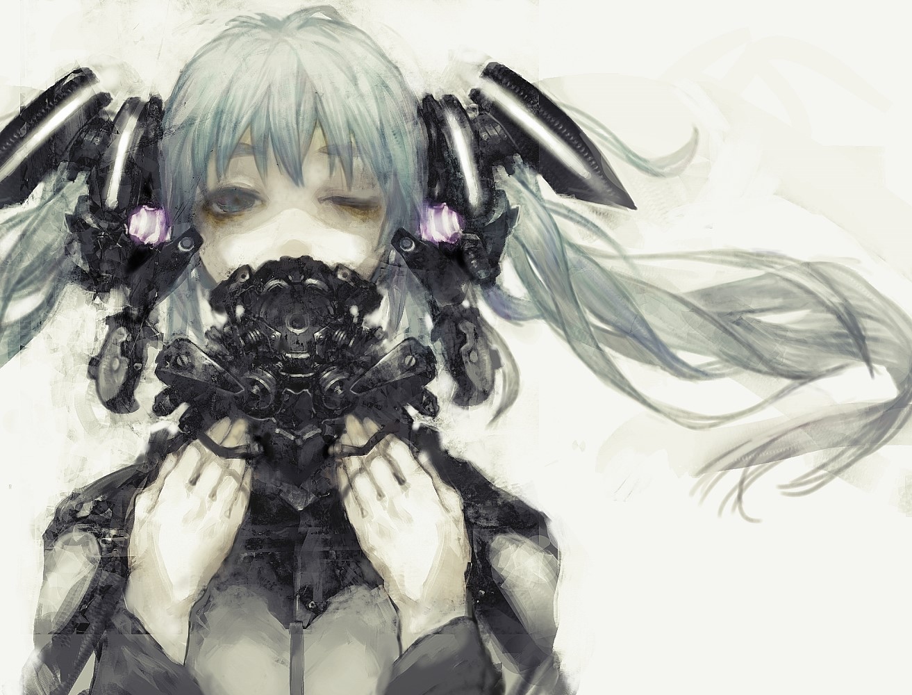 Hatsune Miku, Vocaloid, anime girls, long hair, HD Wallpaper